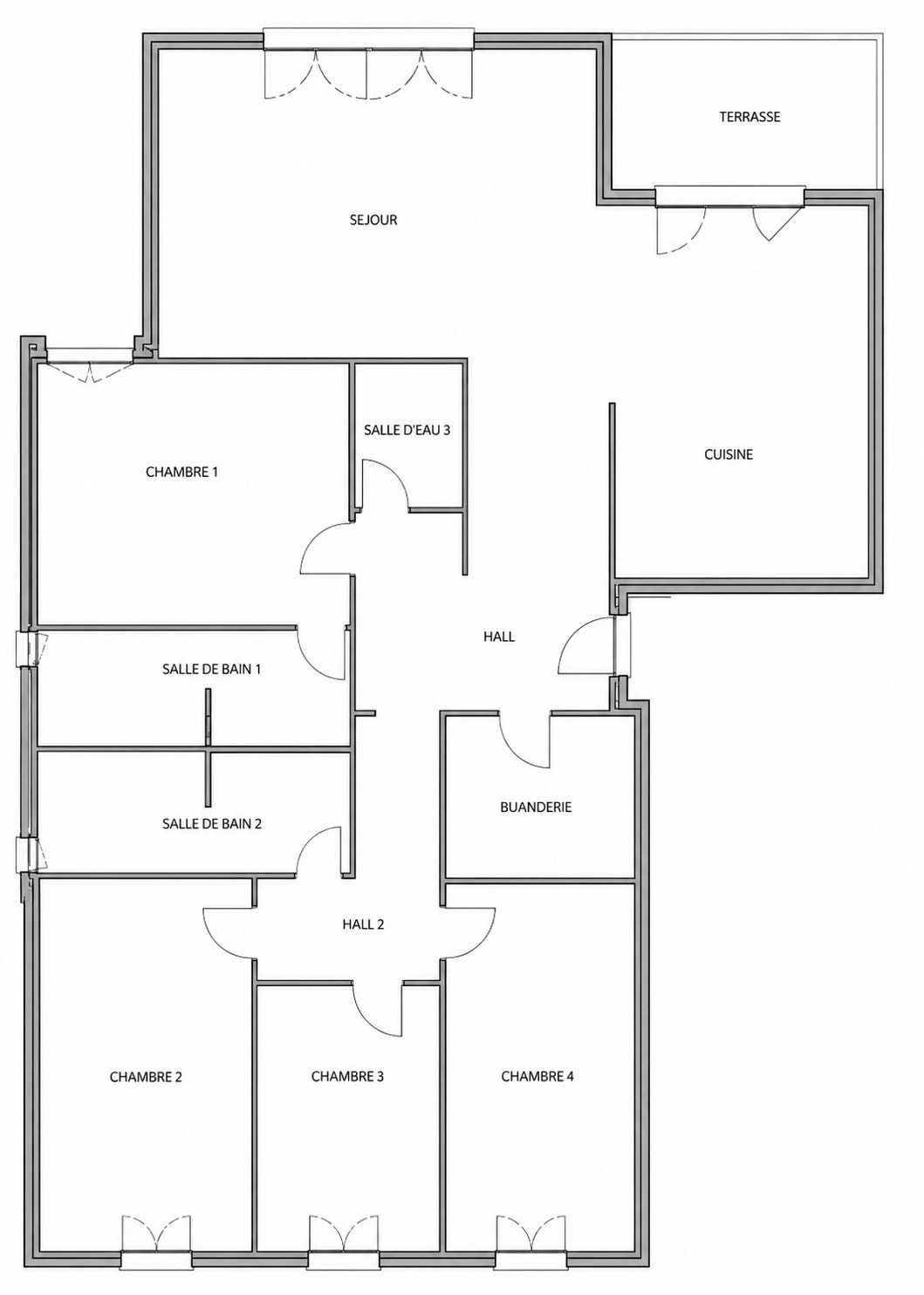 Immosol | Le Mont Clochatte 57a | Plan appartement