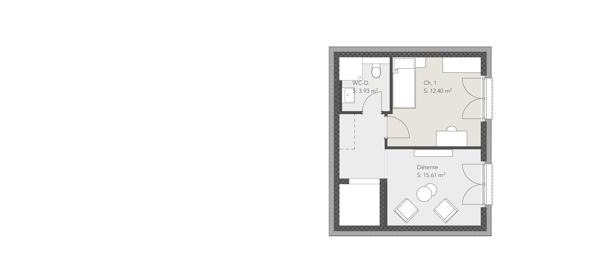 Dépendance 1er étage 