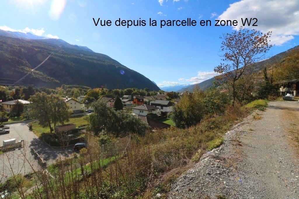 Vue depuis la parcelle