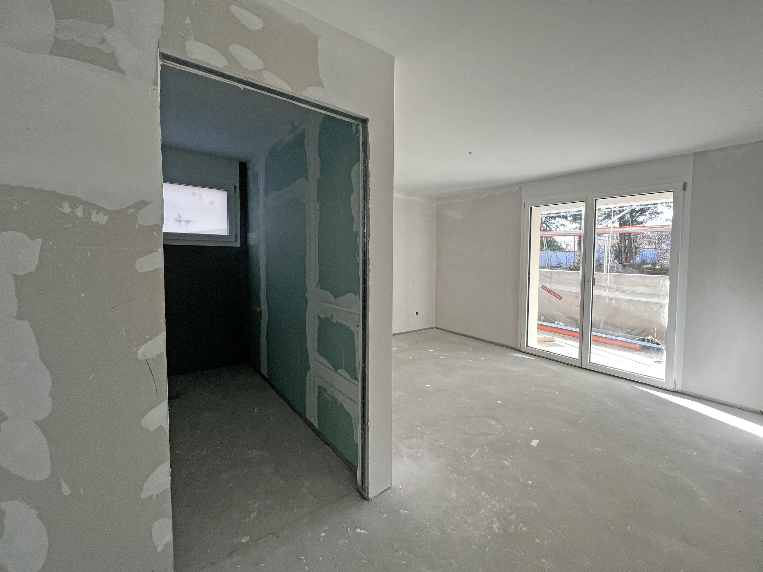 Chambre 1 avec salle d'eau privative - Appartement en cours de finition