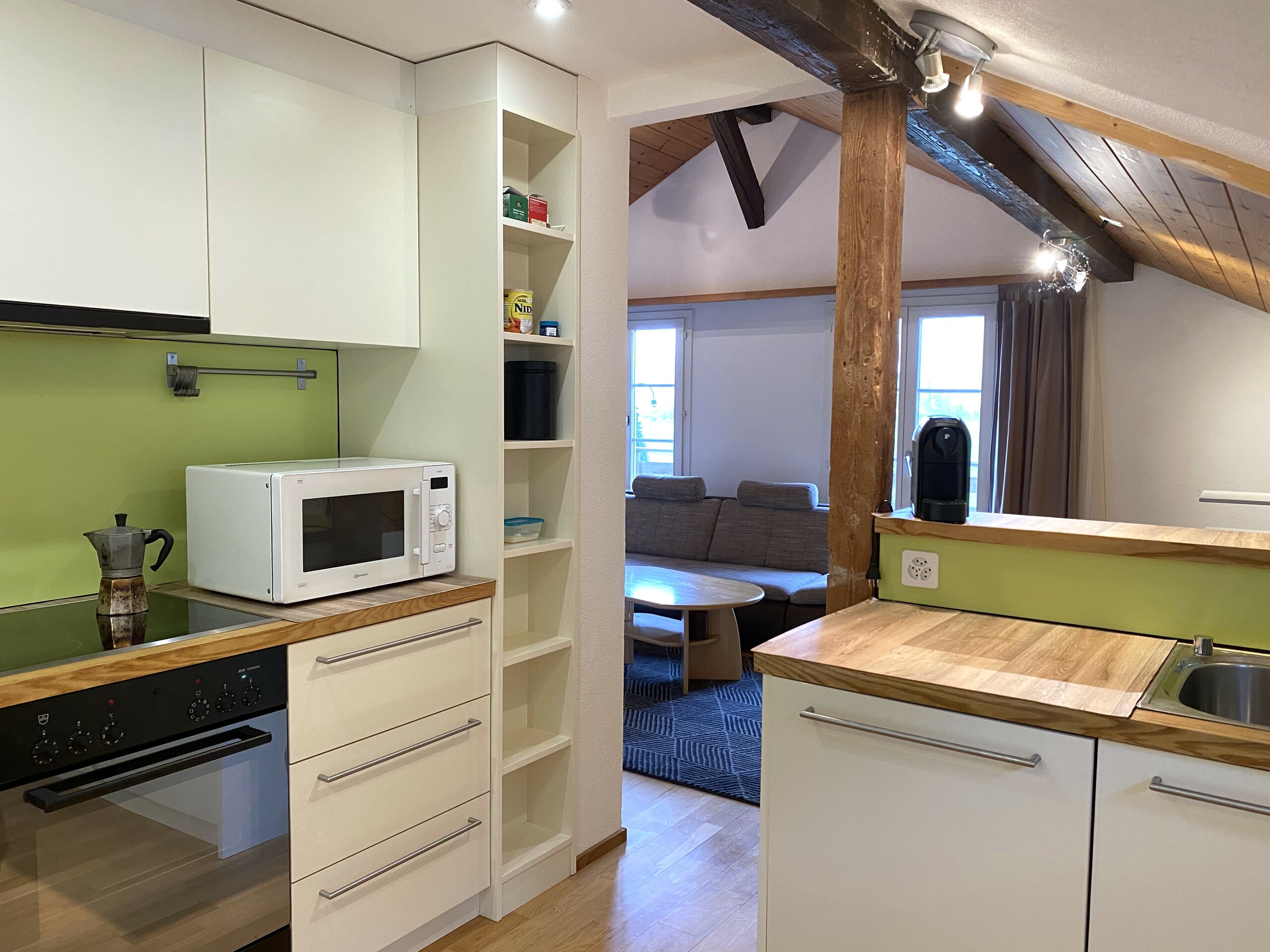 Dachgeschoss: Küche