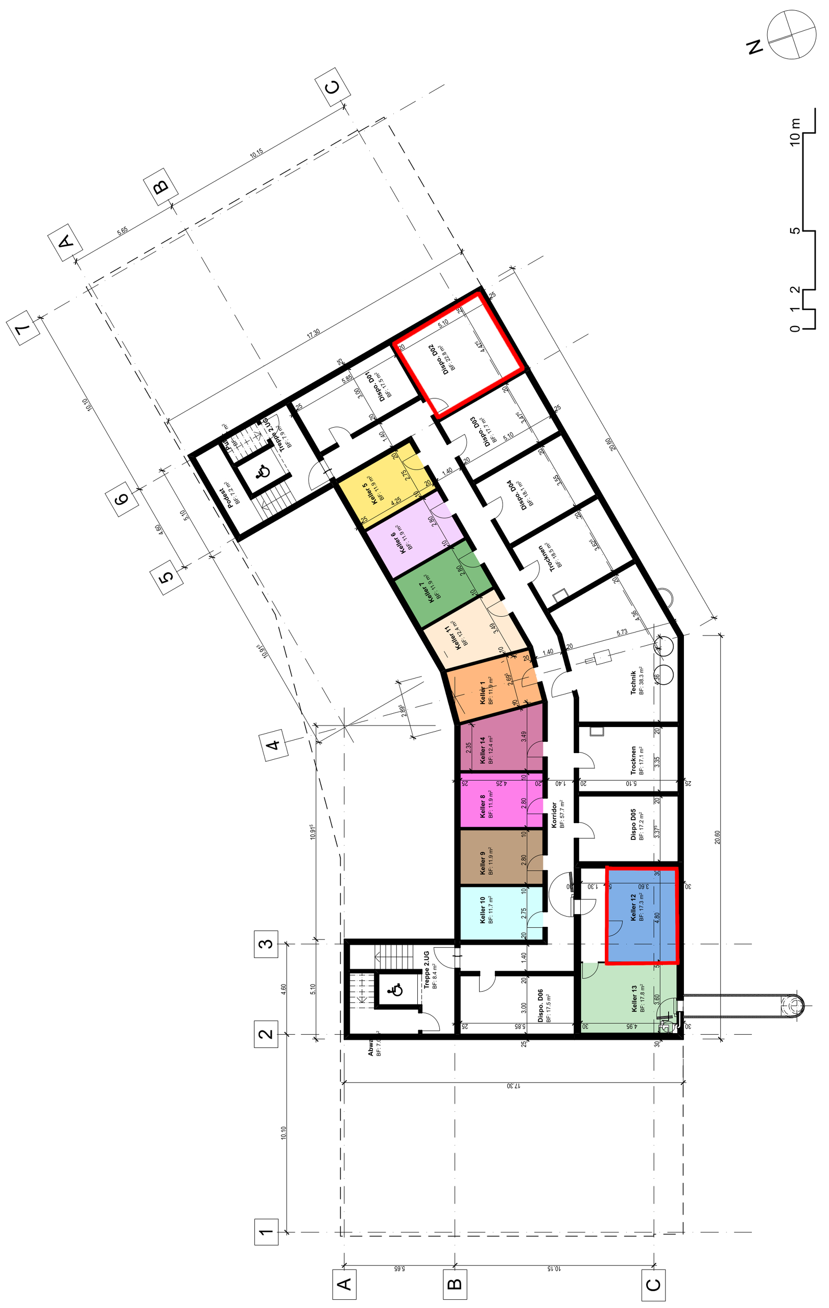 Grundriss Kellergeschoss