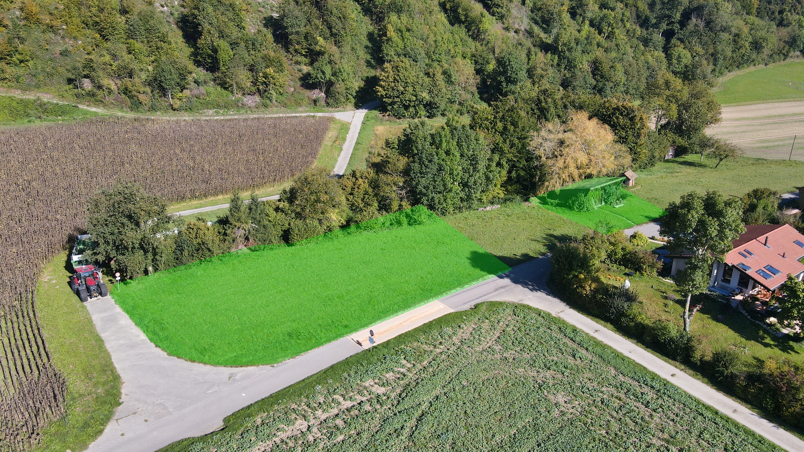 Terrain agricole en option (vert) Terrain agricole en option (vert)