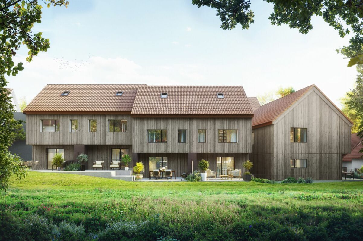 Architektonisch ansprechende Doppel-Einfamilienhäuser mit smarter Raumnutzung, hoher Wohnqualität und eigenem privaten Garten. Architektonisch ansprechende Doppel-Einfamilienhäuser mit smarter Raumnutzung, hoher Wohnqualität und eigenem privaten Garten.