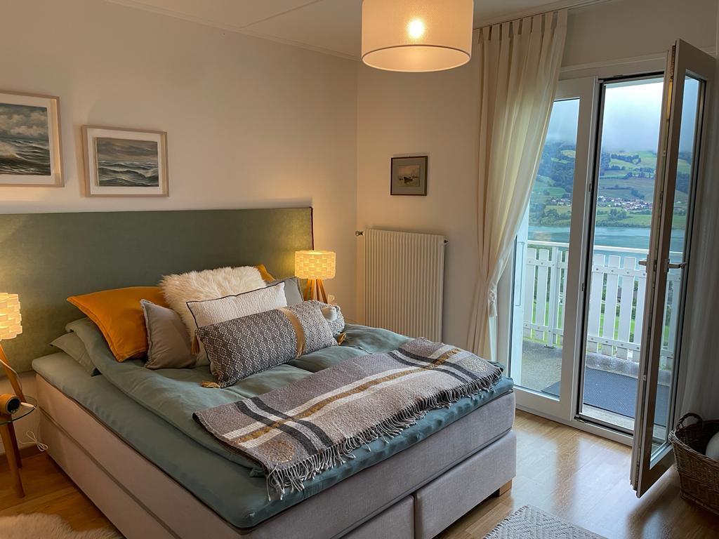 Appartement 1er étage - chambre meublée virtuellement