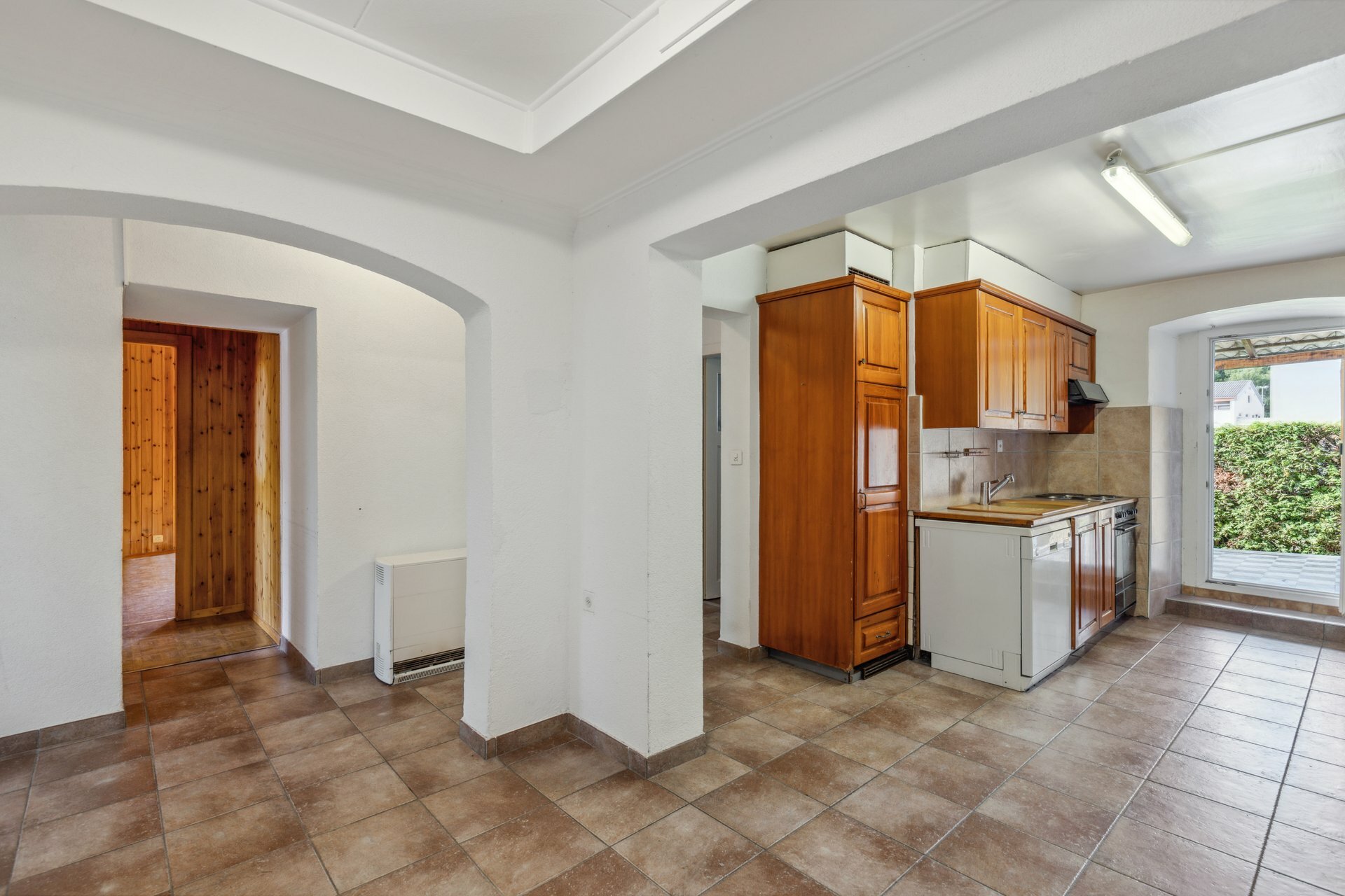 Esszimmer, Küche, Schlafbereich