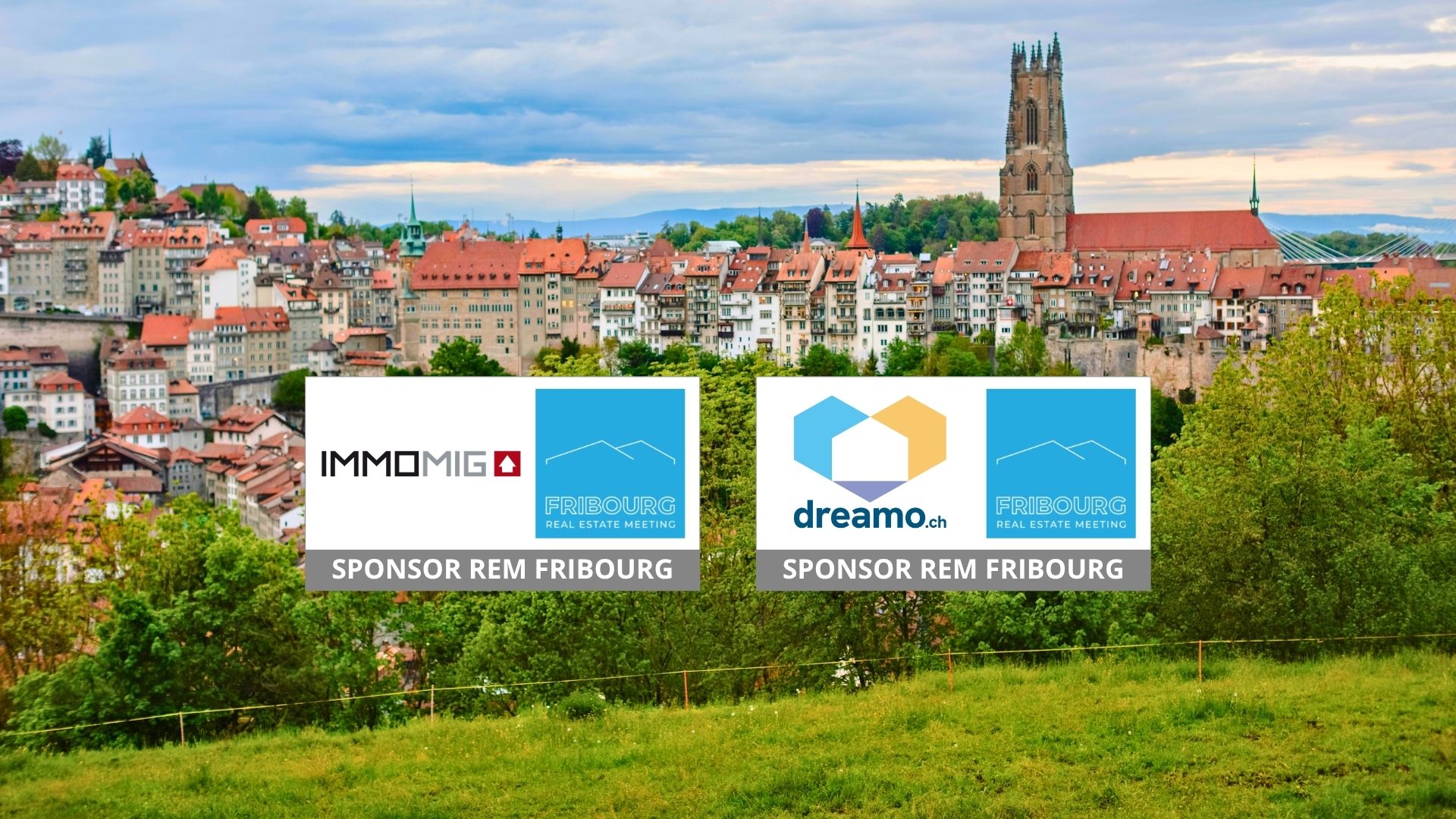 A look back at REM Fribourg 2024, dedicated to PropTech innovation, with IMMOMIG SA and dreamo.ch sponsoring this Swiss real estate event.