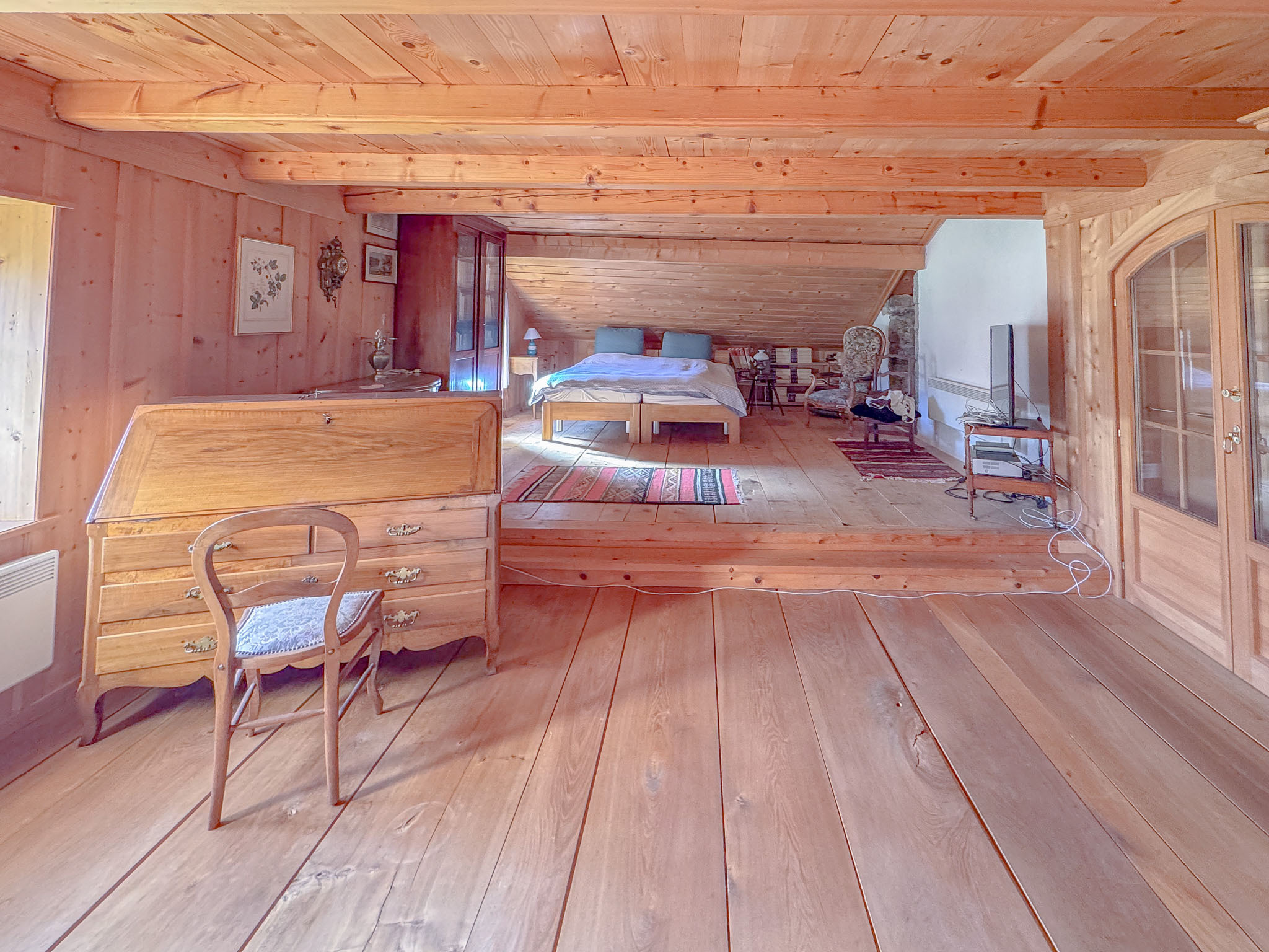 Grande chambre Sud-Ouest à l'étage Grande chambre Sud-Ouest à l'étage