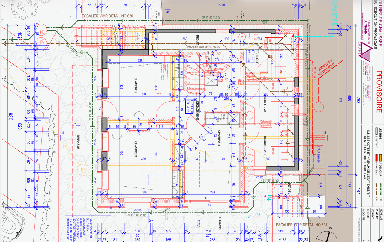 Plan rez-de-chaussée