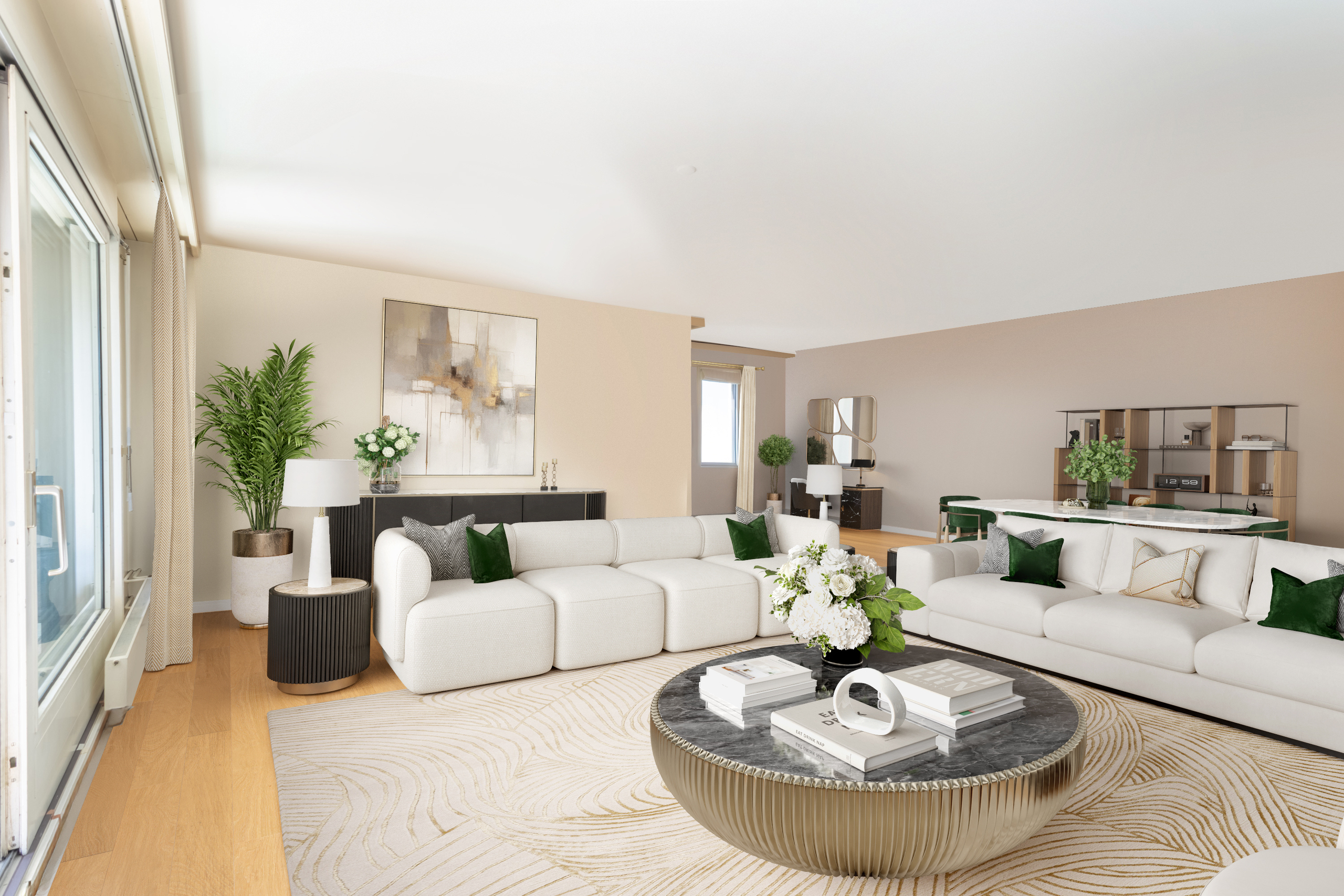 Proposition d'aménagement du séjour - Appartement Proposition d'aménagement du séjour - Appartement