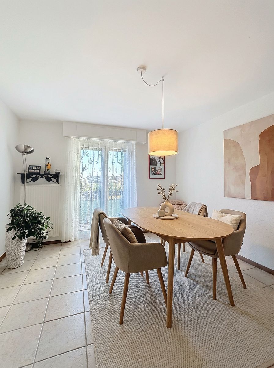 Salle à manger réaménagée