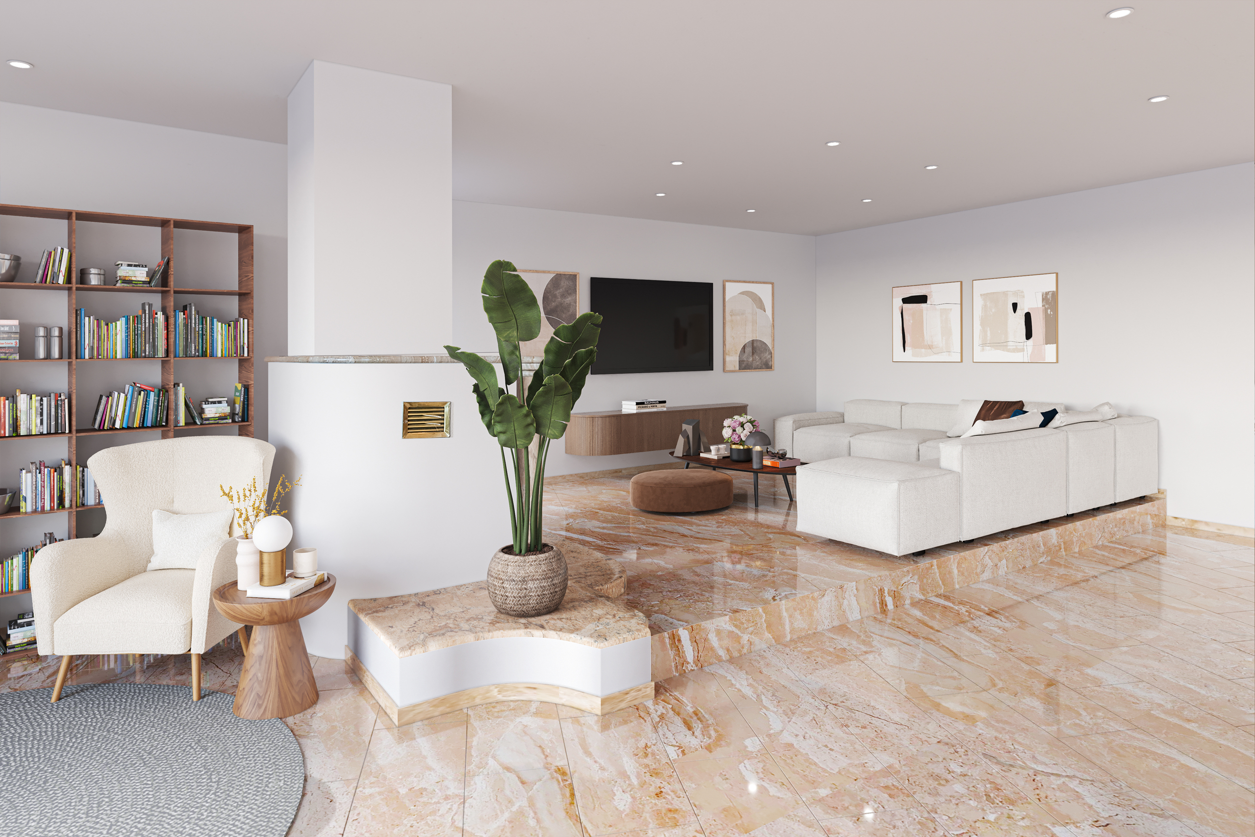 Image illustrative de homestaging virtuel
