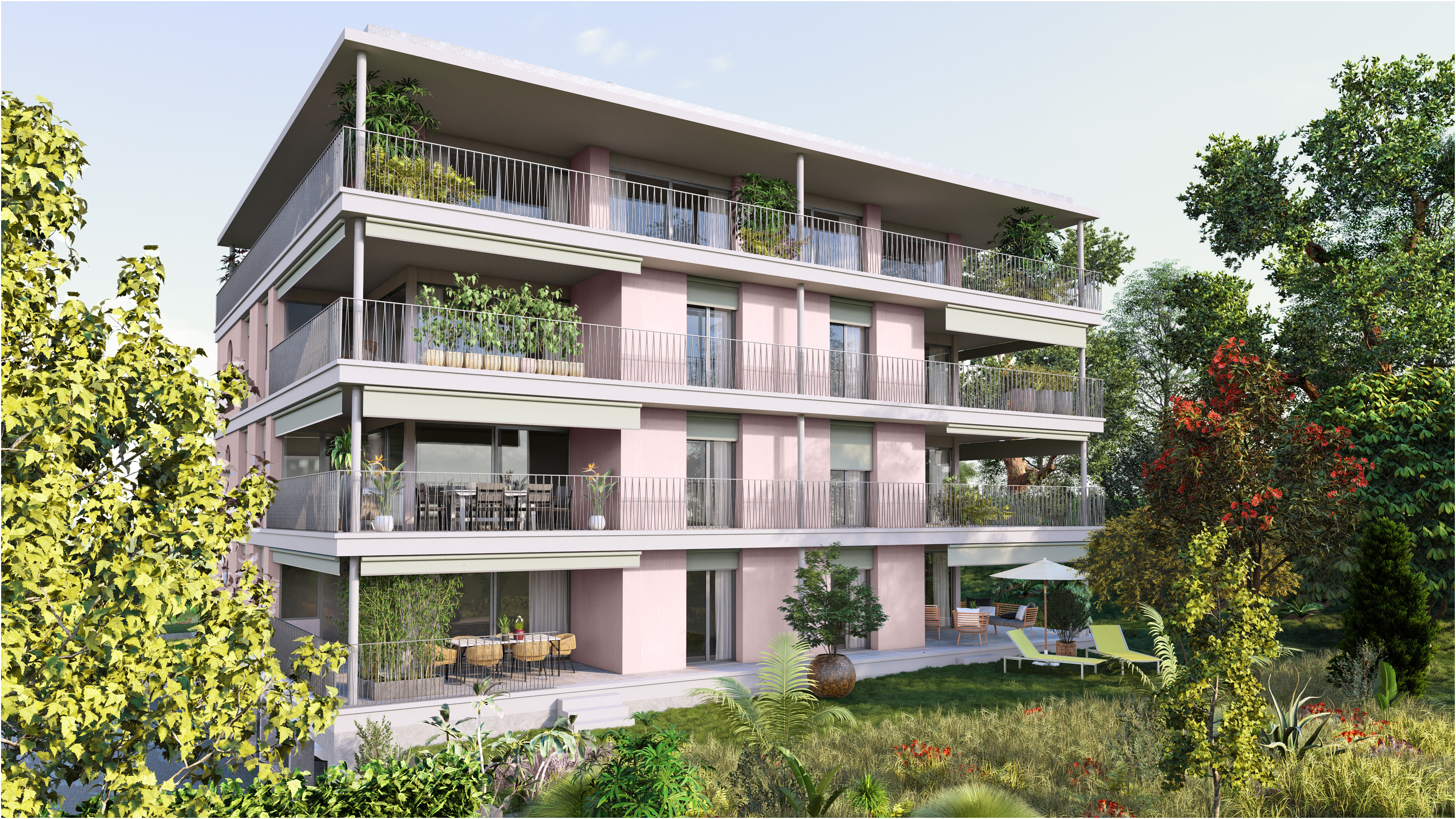 Bau von 7Eigentumswohnungen in der Stadt Freiburg - Verkauf durch CNC IMMOBILIER SA 026 422 32 32