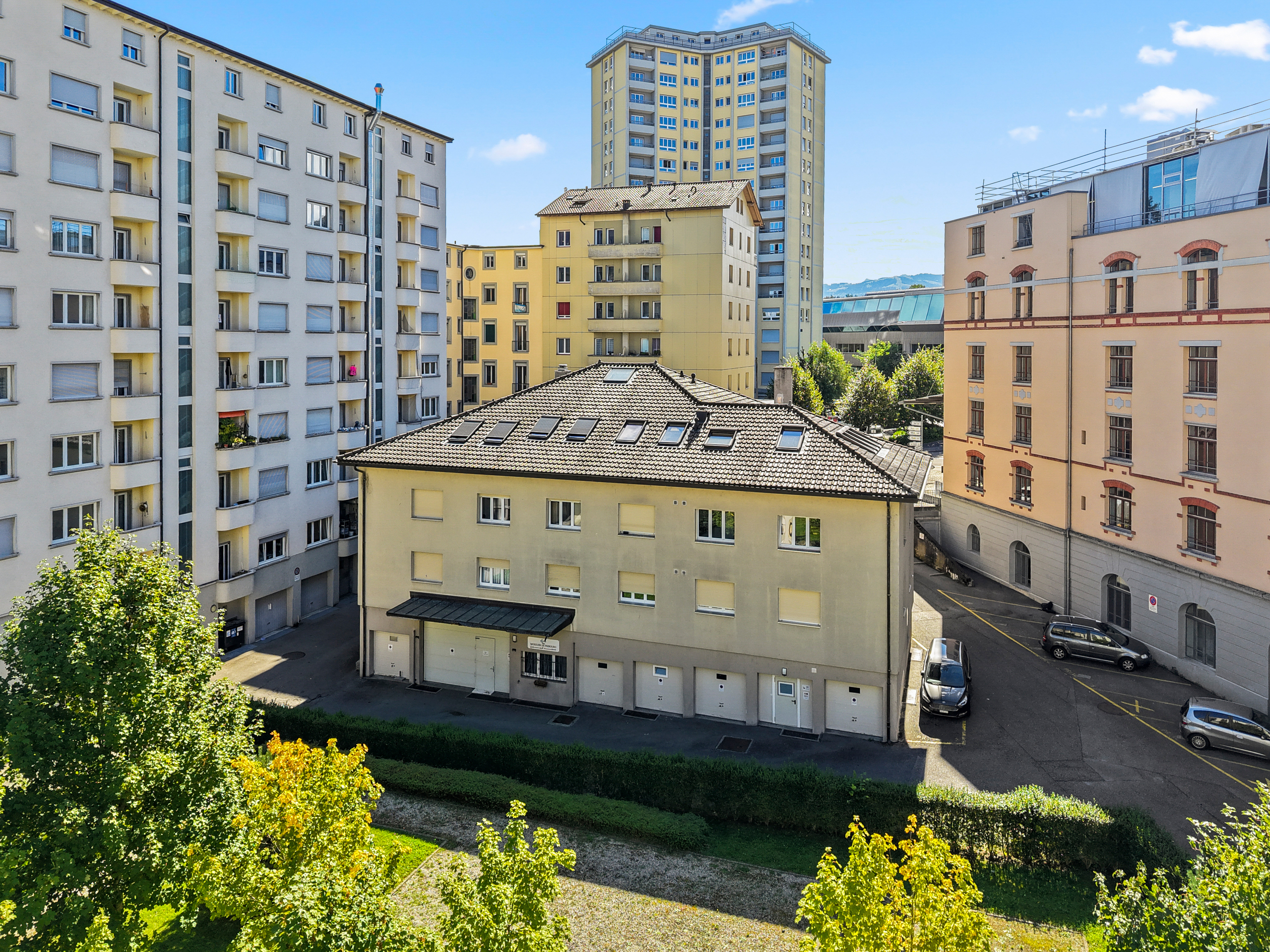 Vue de l'immeuble 