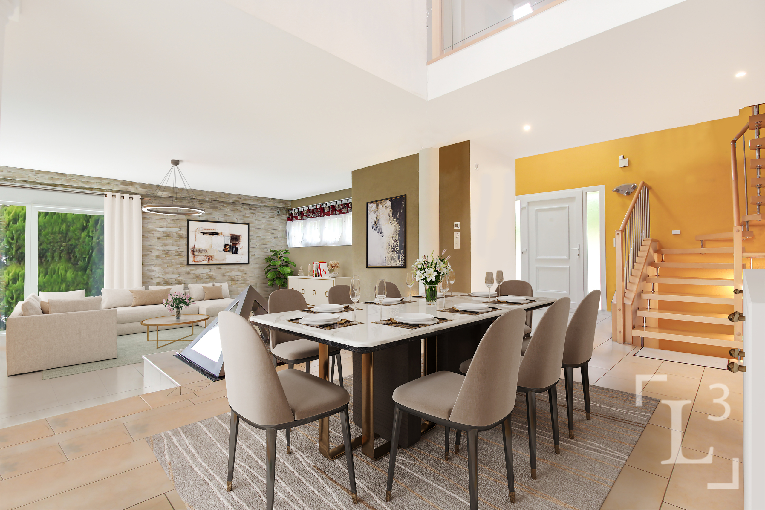 Salle à manger (home staging)