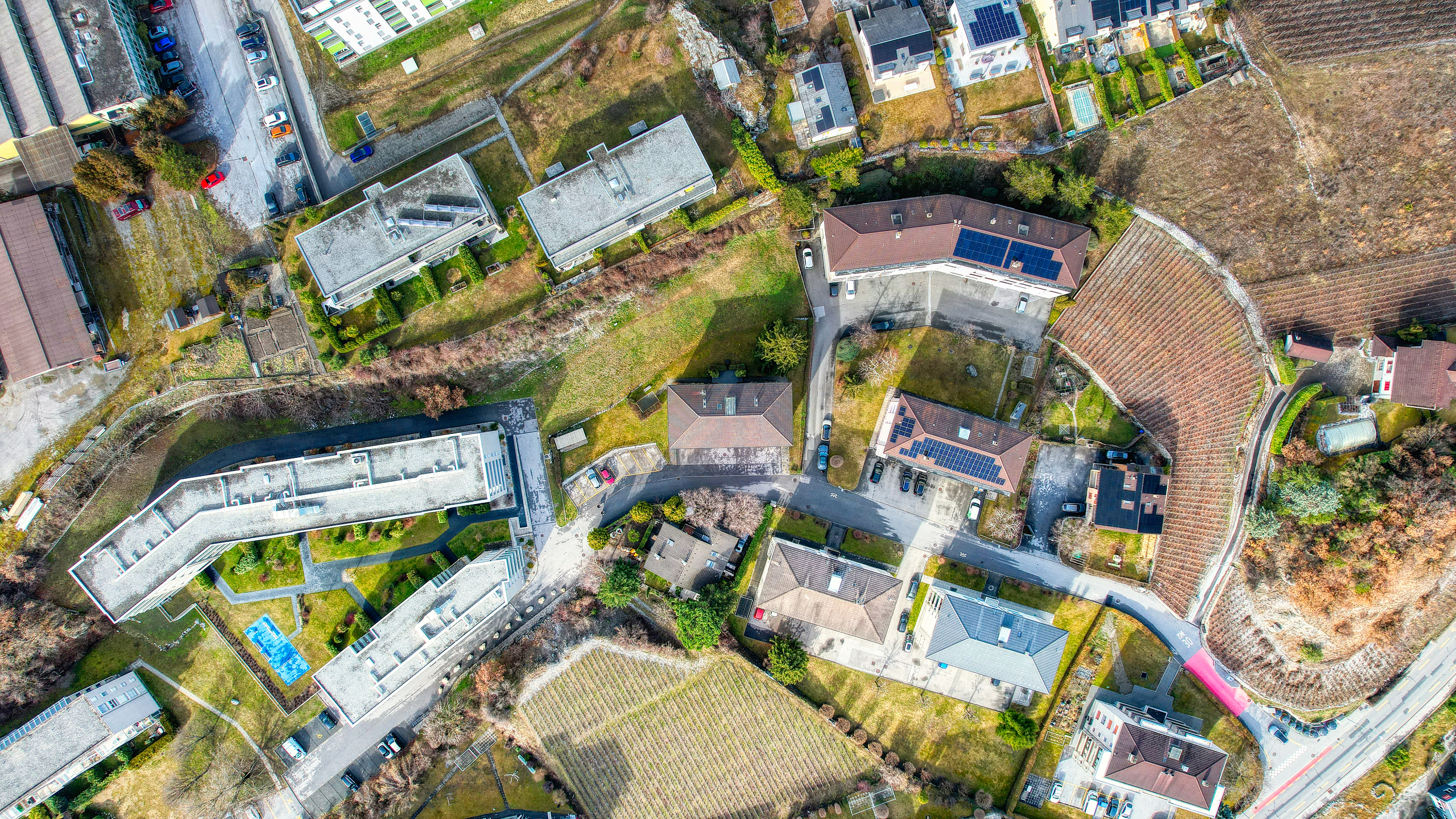 Appartement Sierre - Vue drone