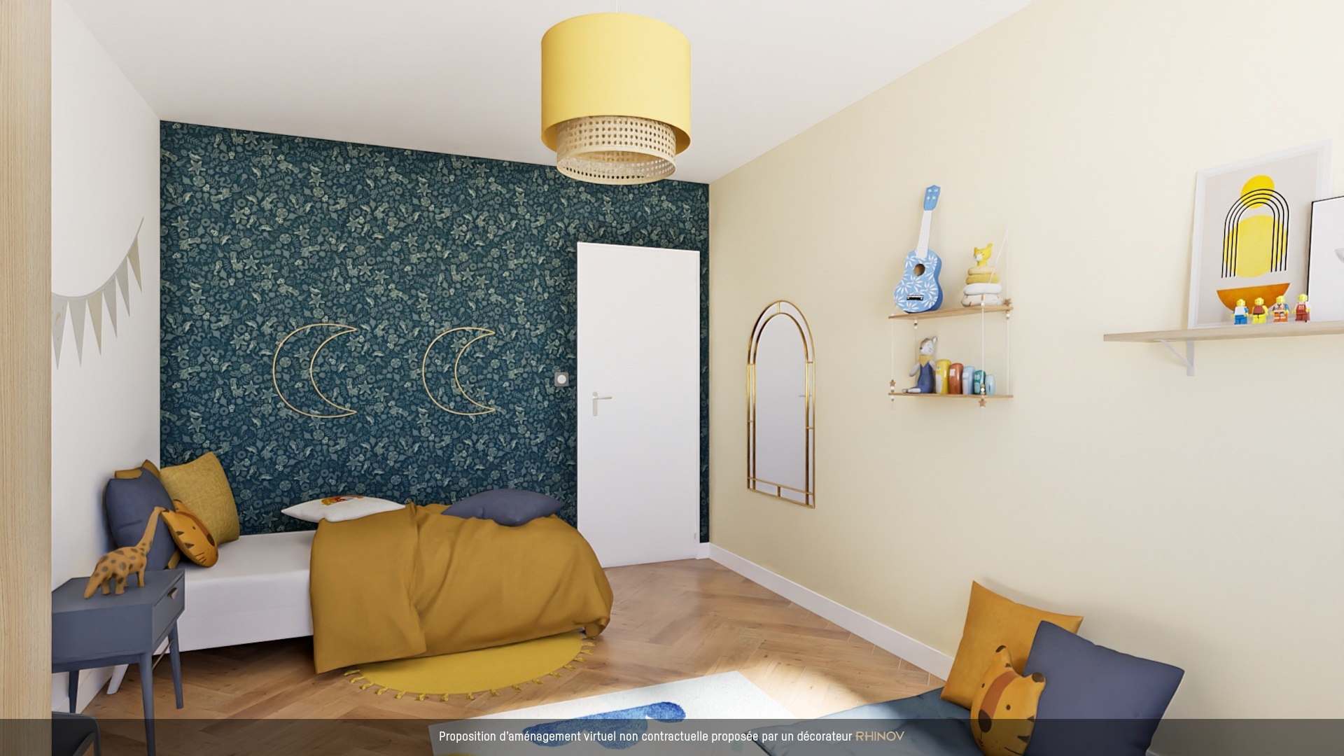 Chambre 2 - proposition d'aménagement Chambre 2 - proposition d'aménagement