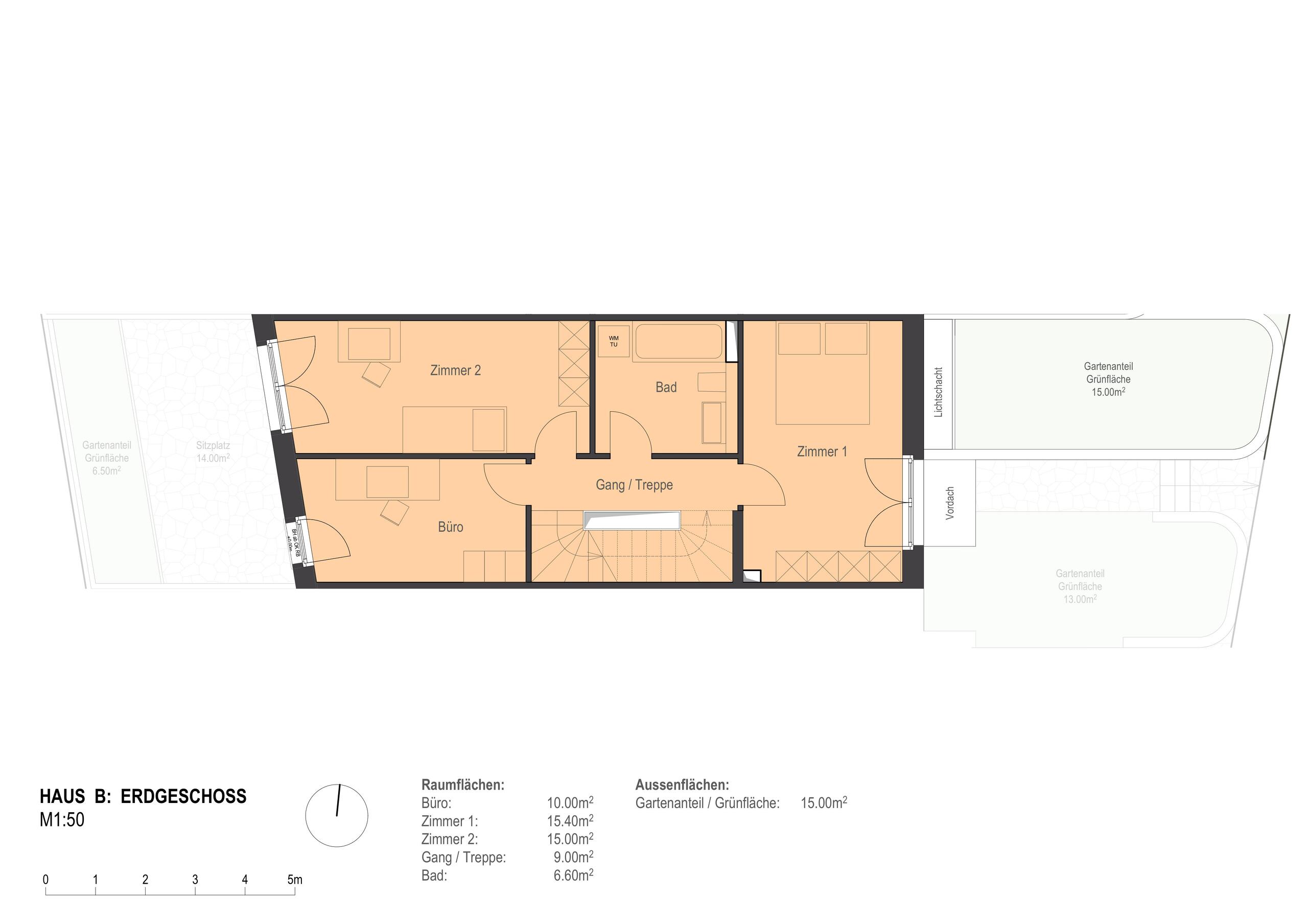 Haus B Erdgeschoss Haus B Erdgeschoss