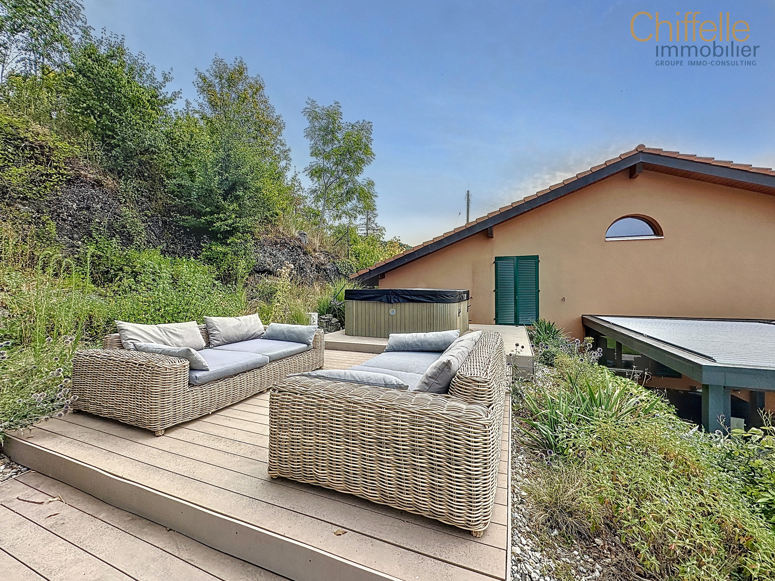 Terrasse jacuzzi