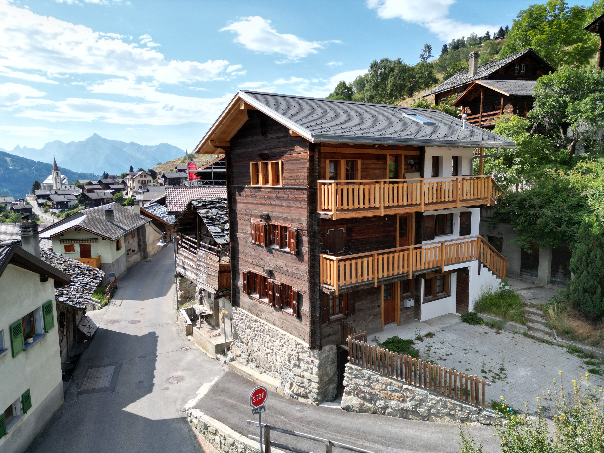 Vue extérieure de l'immeuble