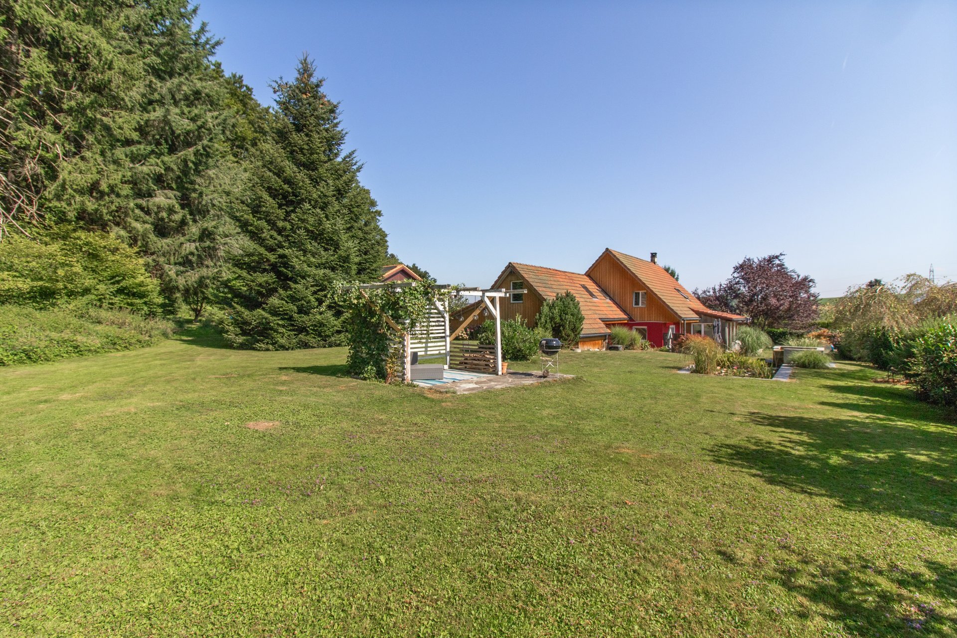 Vue globale du jardin