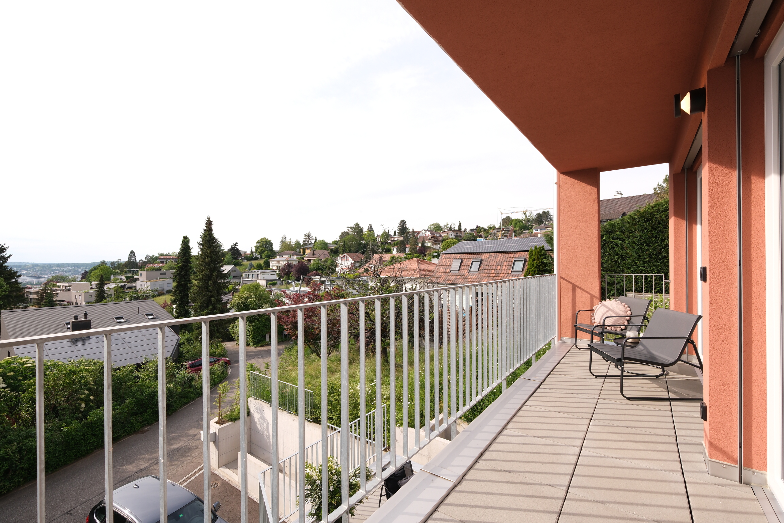 Balkon Obergeschoss mit Aussicht Süd/West