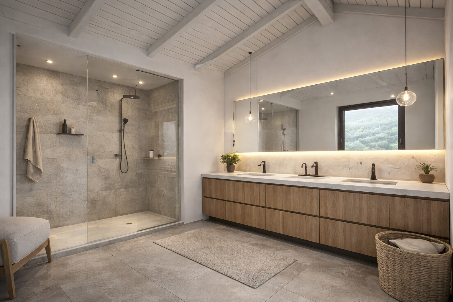 Salle de bain_exemple / projection