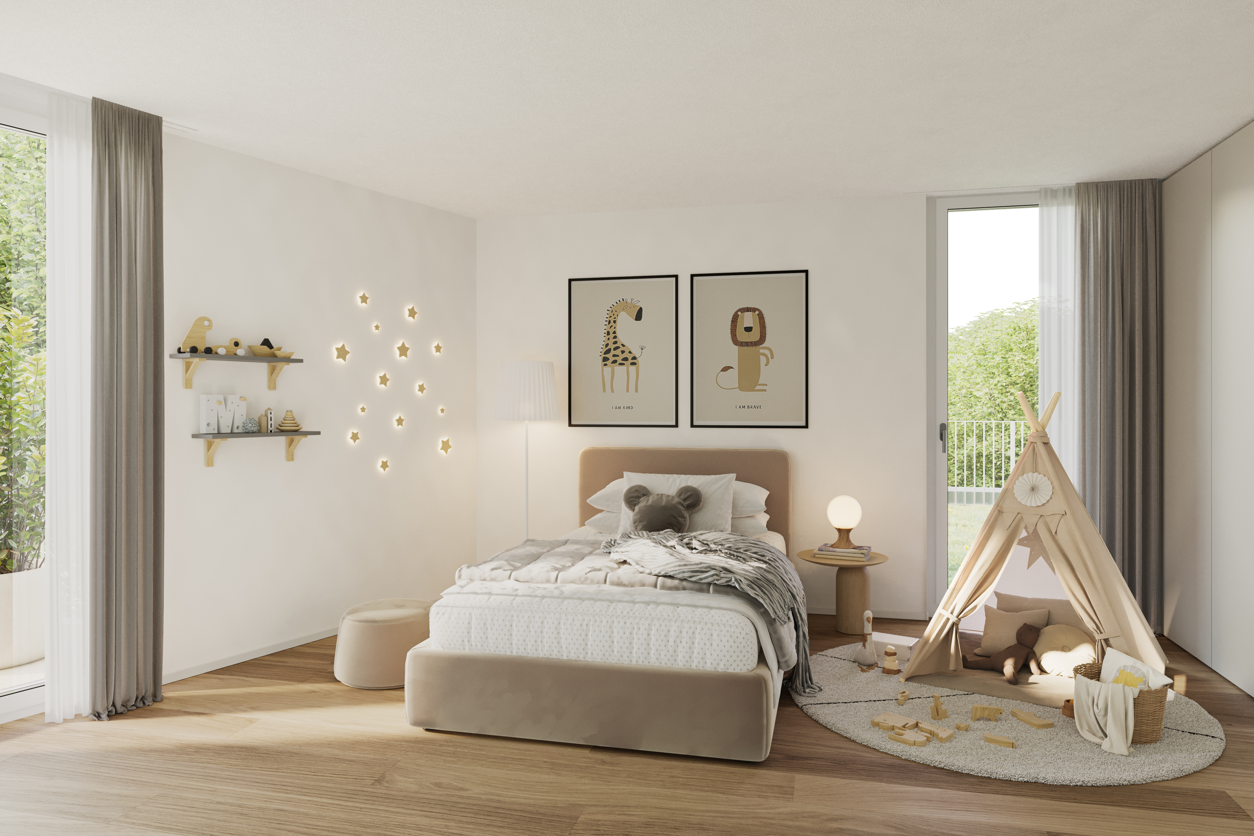 Die Visualisierung dient nur als Veranschaulichung und spiegelt im Detail nicht das Projekt wider