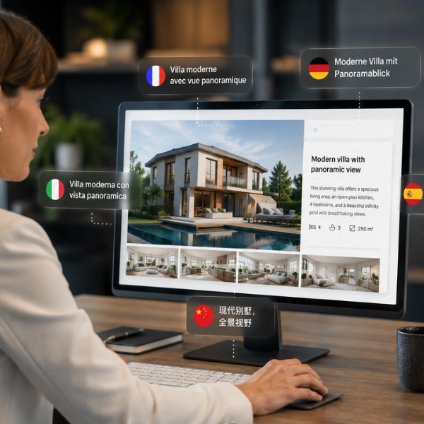 SwissMLS simplifies the multilingual distribution of your real estate ads