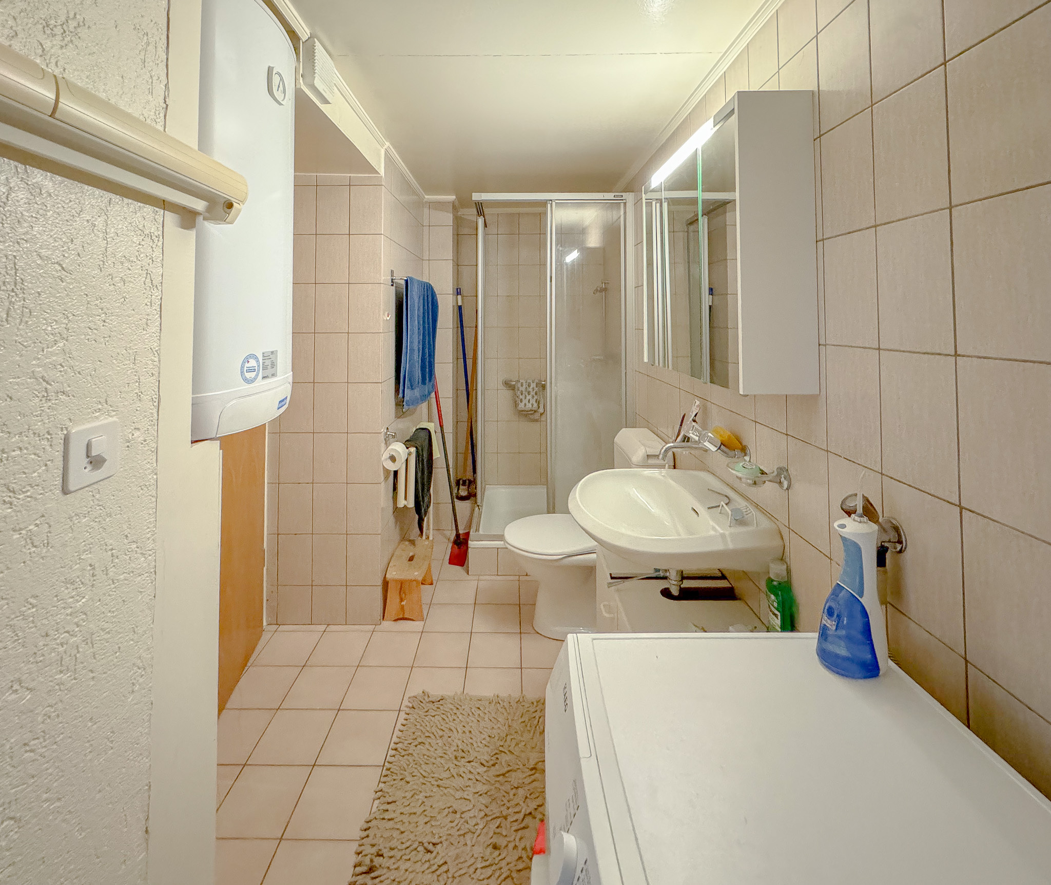 Appartement au rez inférieur - salle d'eau  Appartement au rez inférieur - salle d'eau
