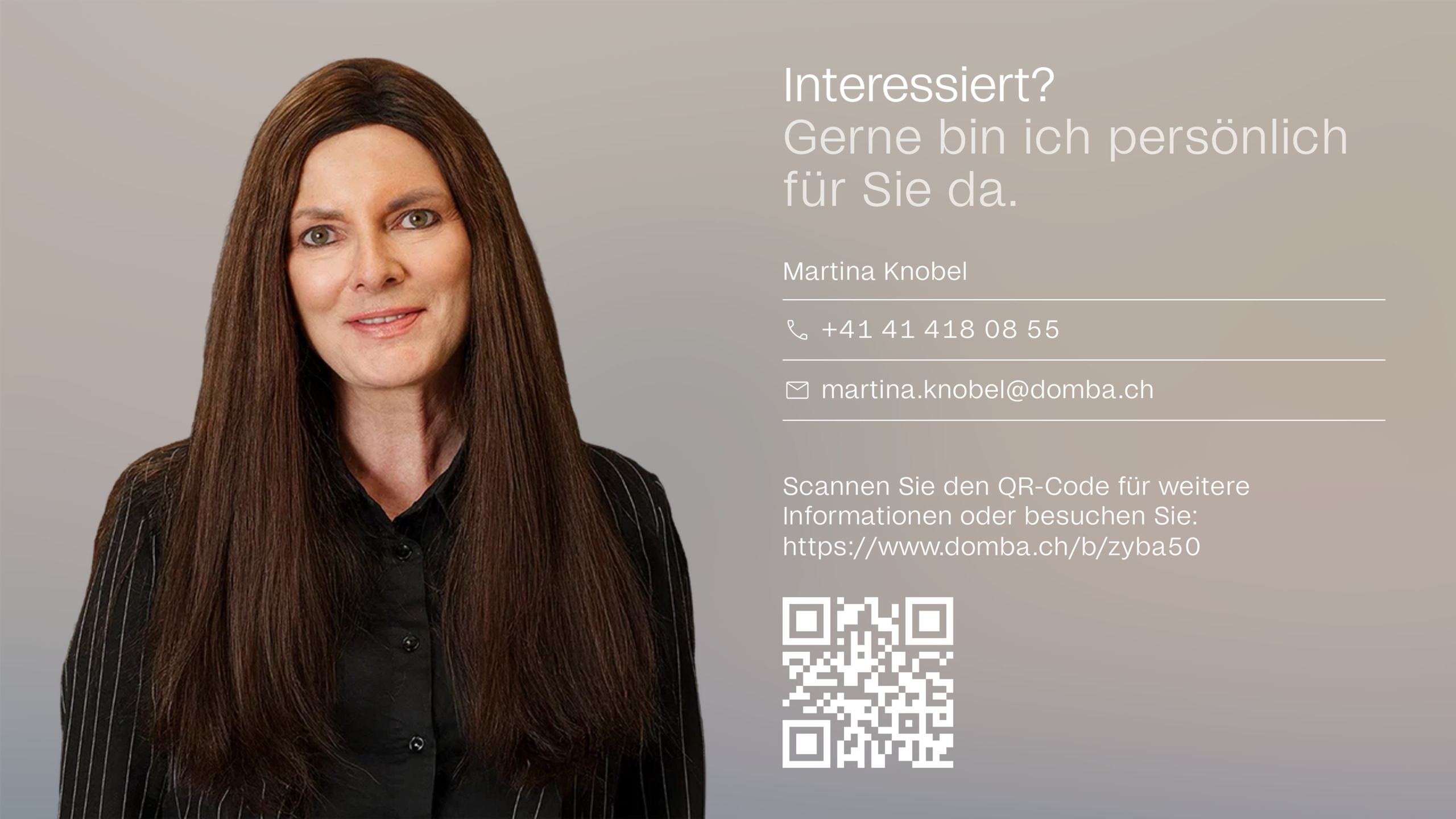 Gerne bin ich persönlich für Sie da. Gerne bin ich persönlich für Sie da.