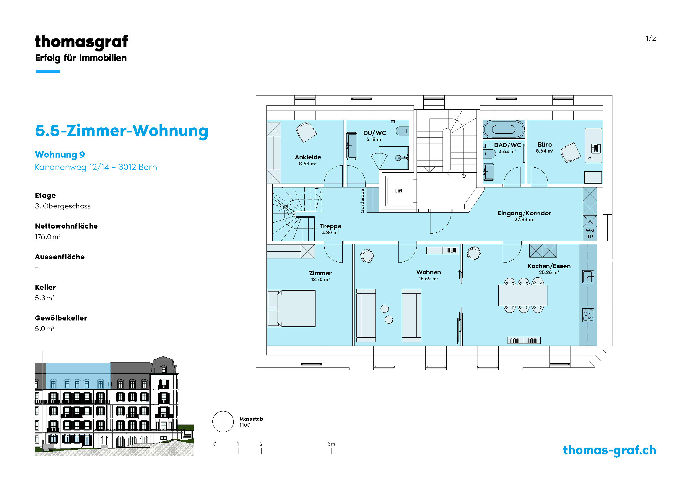 Duplexwohnung Nr. 9, 3.OG