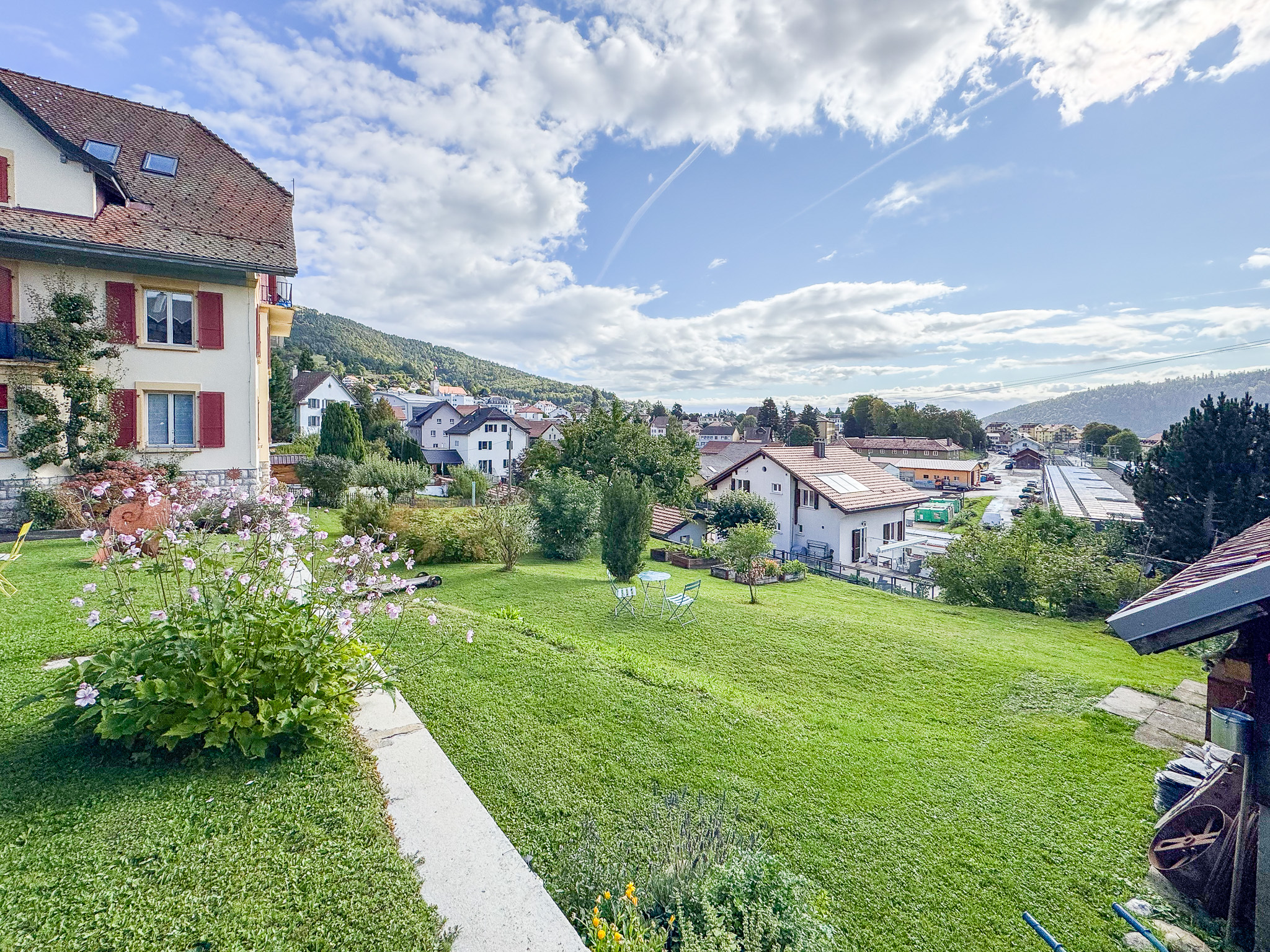 Beau jardin entretenu 