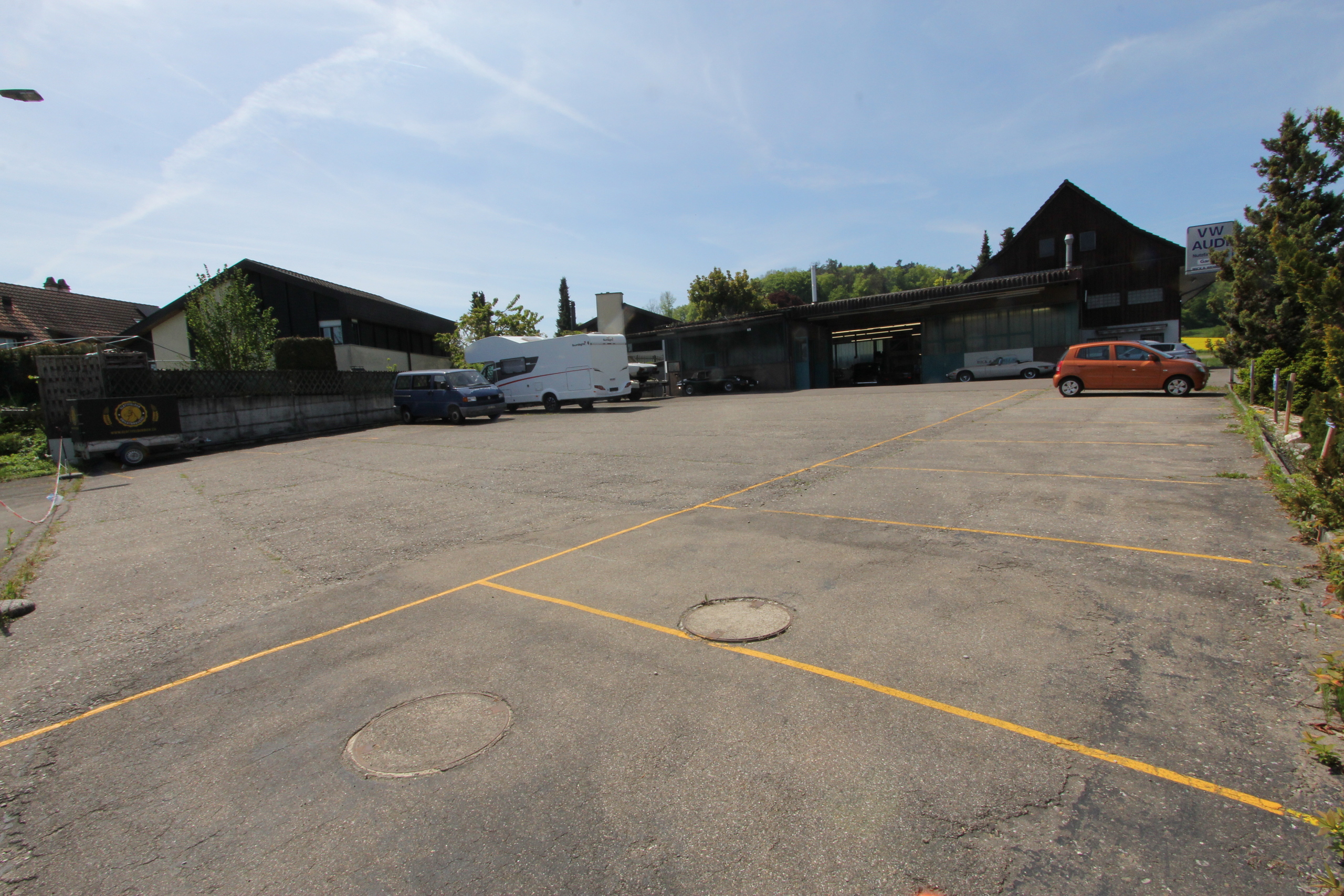 Parkplatz Richtung Süd-West