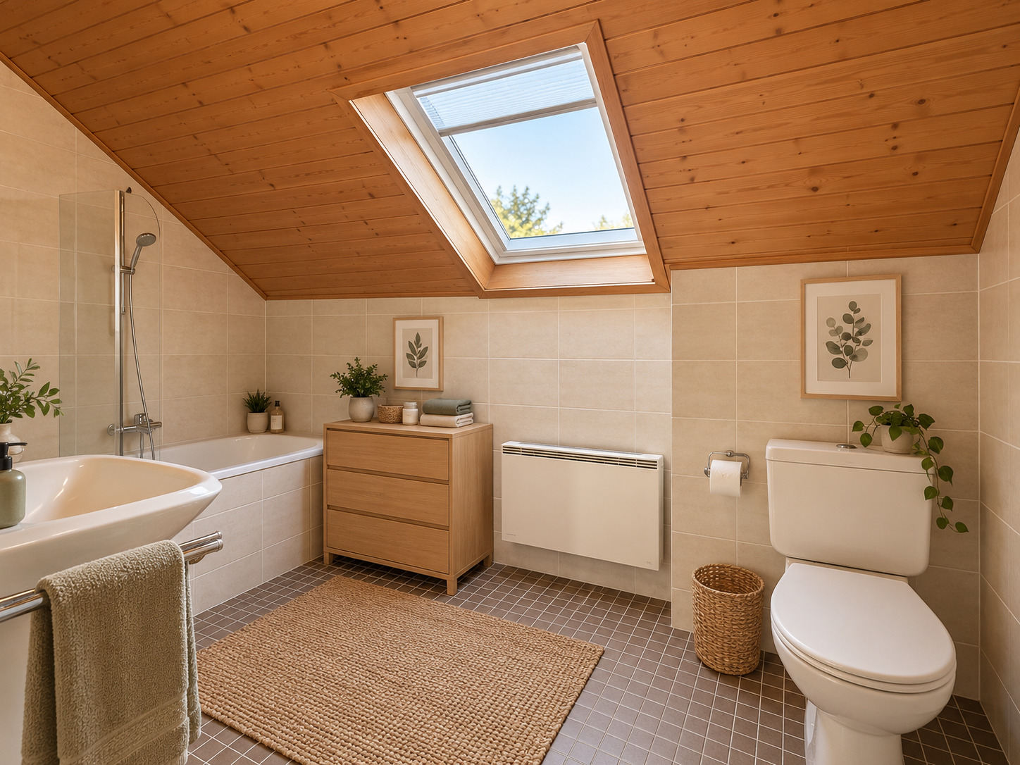 1er étage: salle de bain 1er étage: salle de bain
