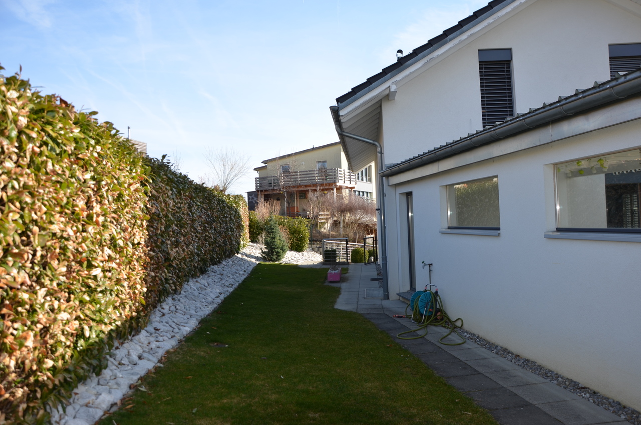 arrière de la villa