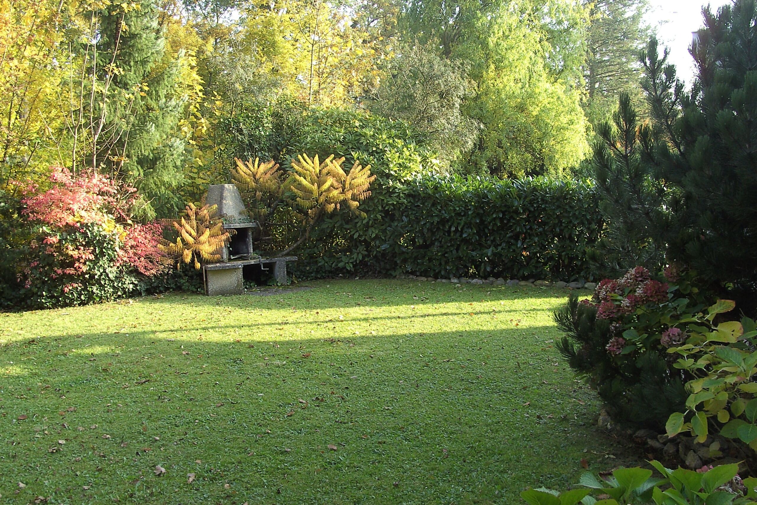 Garten mit Gartencheminée