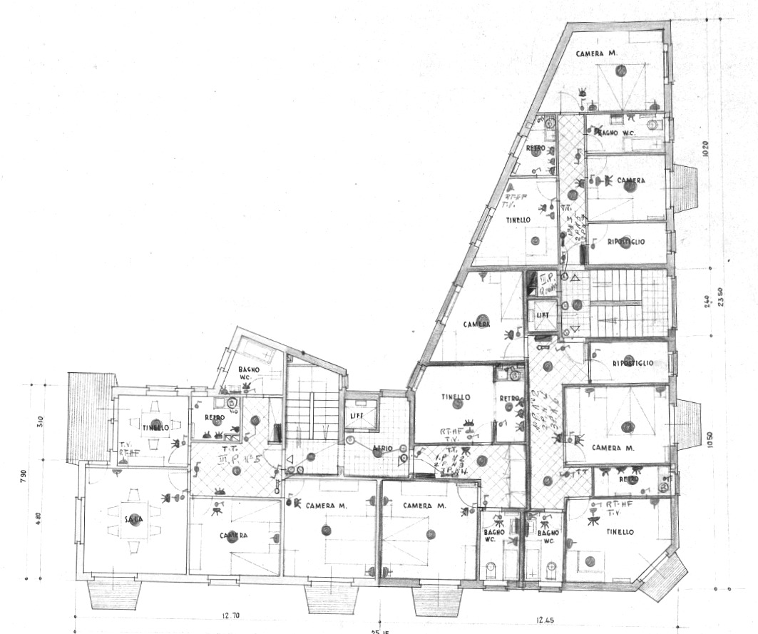 Grundriss 1. bis 3. Stock Mehrfamilienhaus Grundriss 1. bis 3. Stock Mehrfamilienhaus