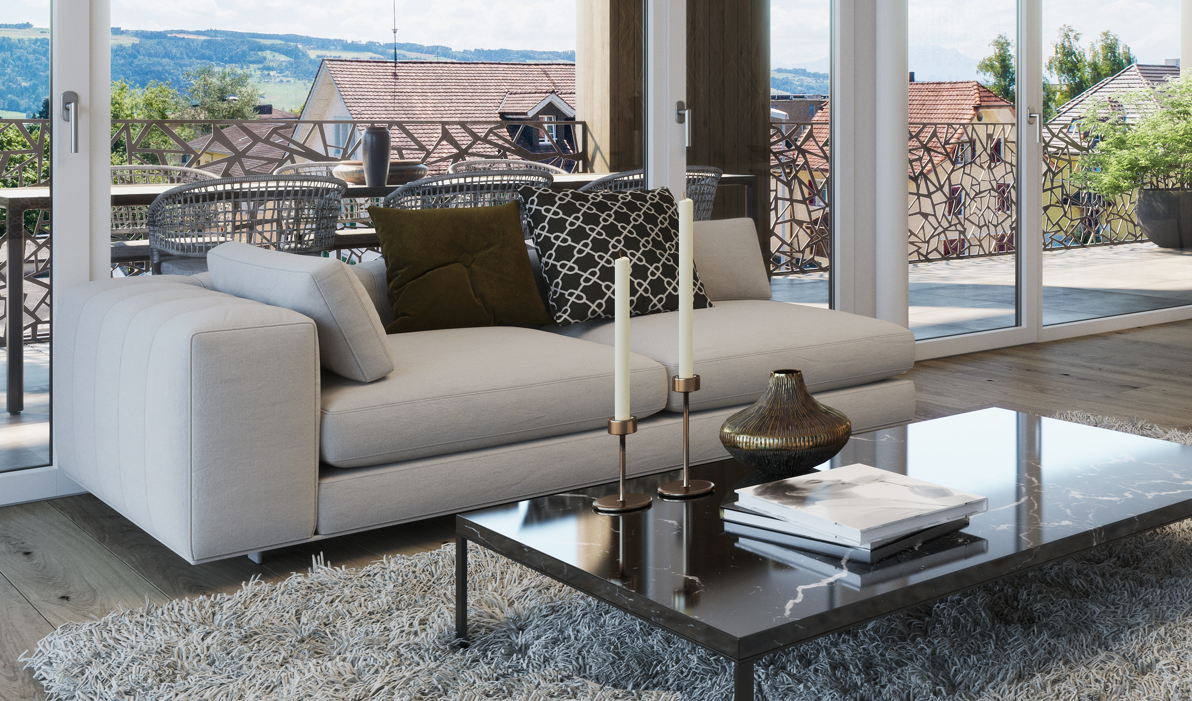 Nach einem anstrengenden Tag, nach Hause zu kommen und zu entspannen. 