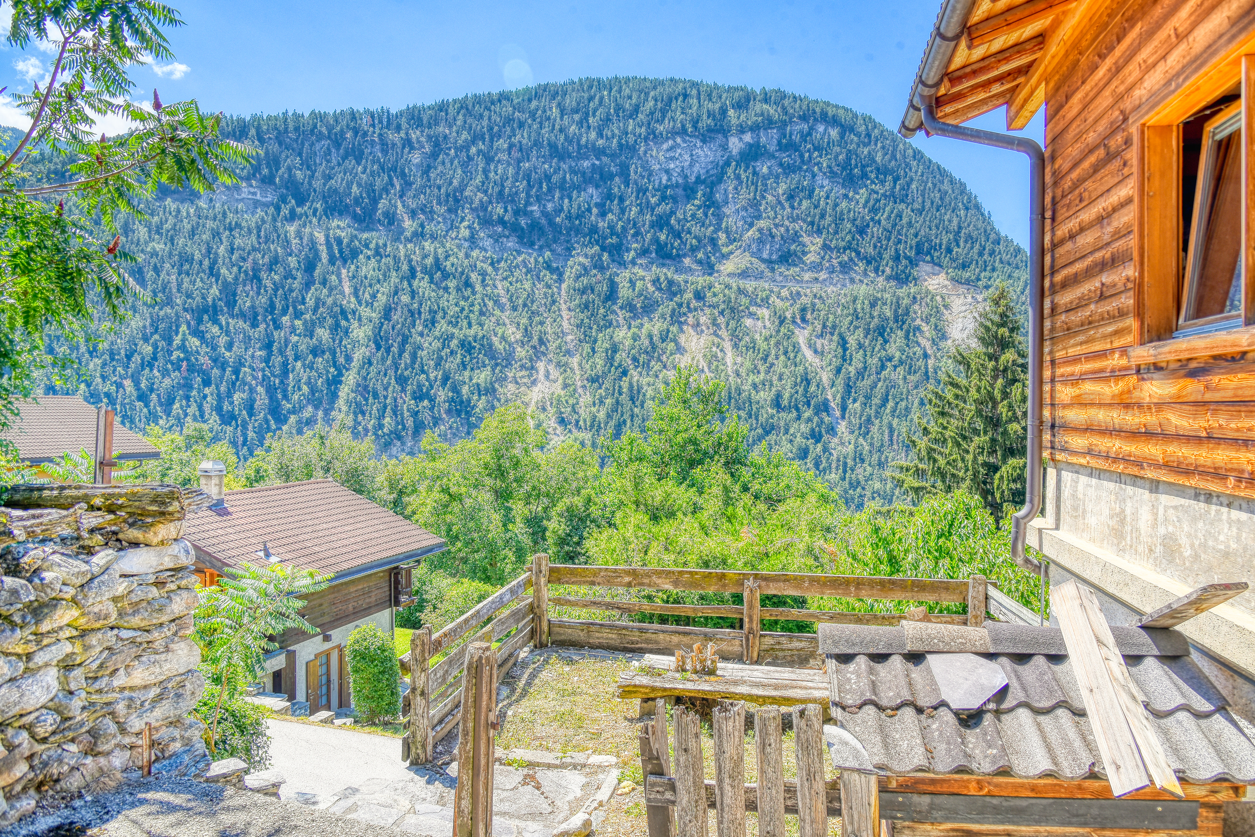 Chalet Niouc - Vue terrasse