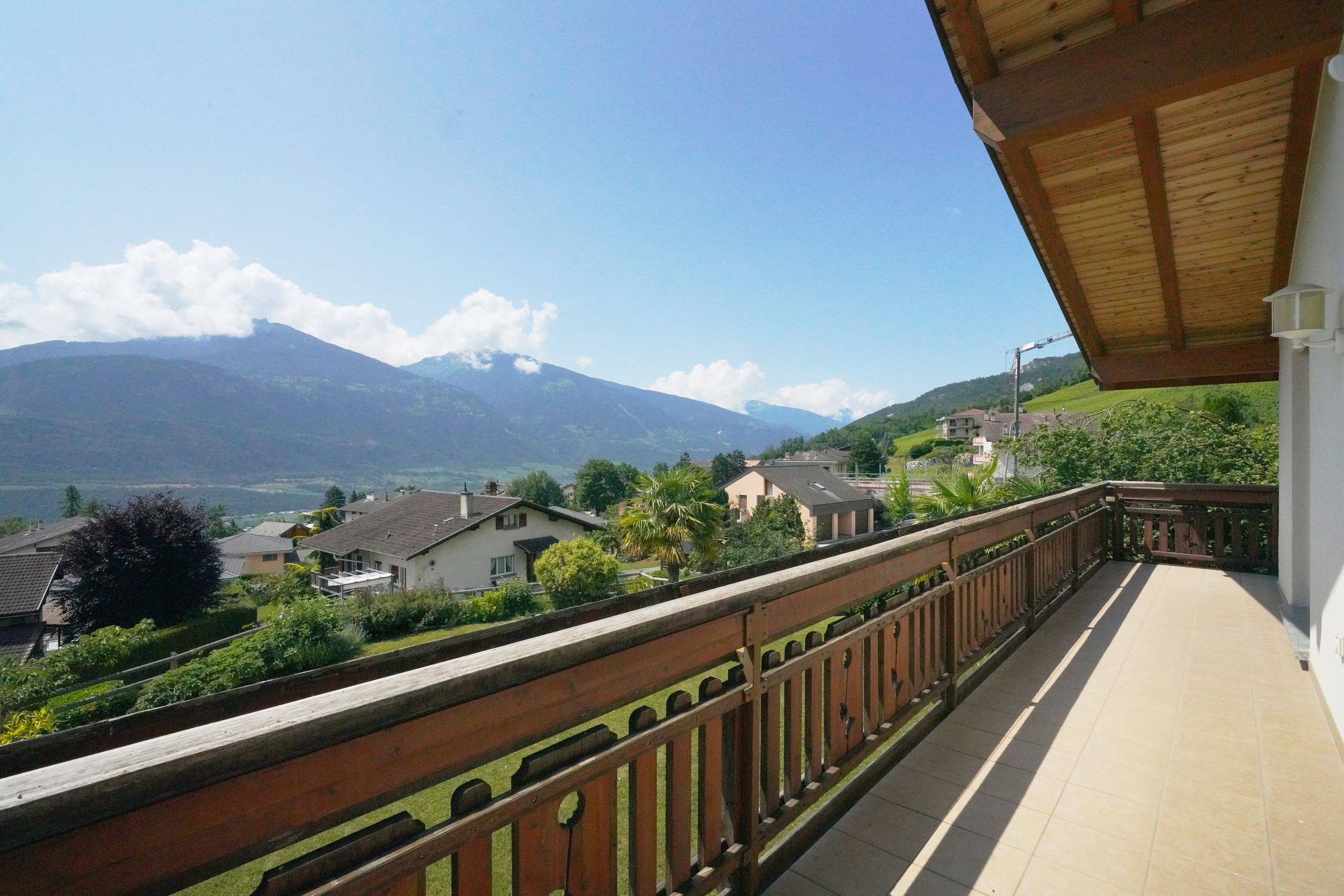 Balcon sud - Accès depuis les chambres / 1er étage 