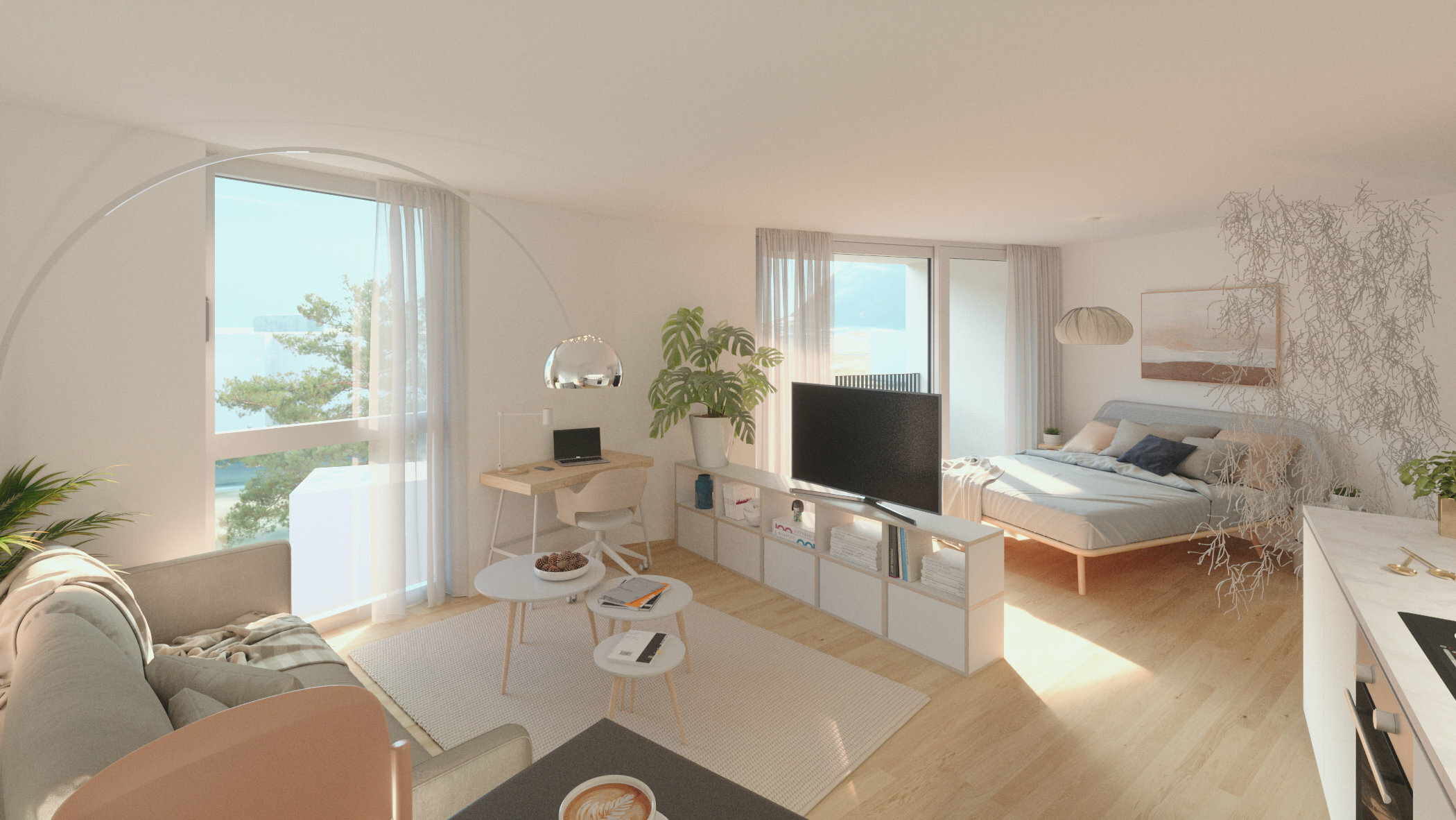 Computererzeugtes Bild - Innenraum