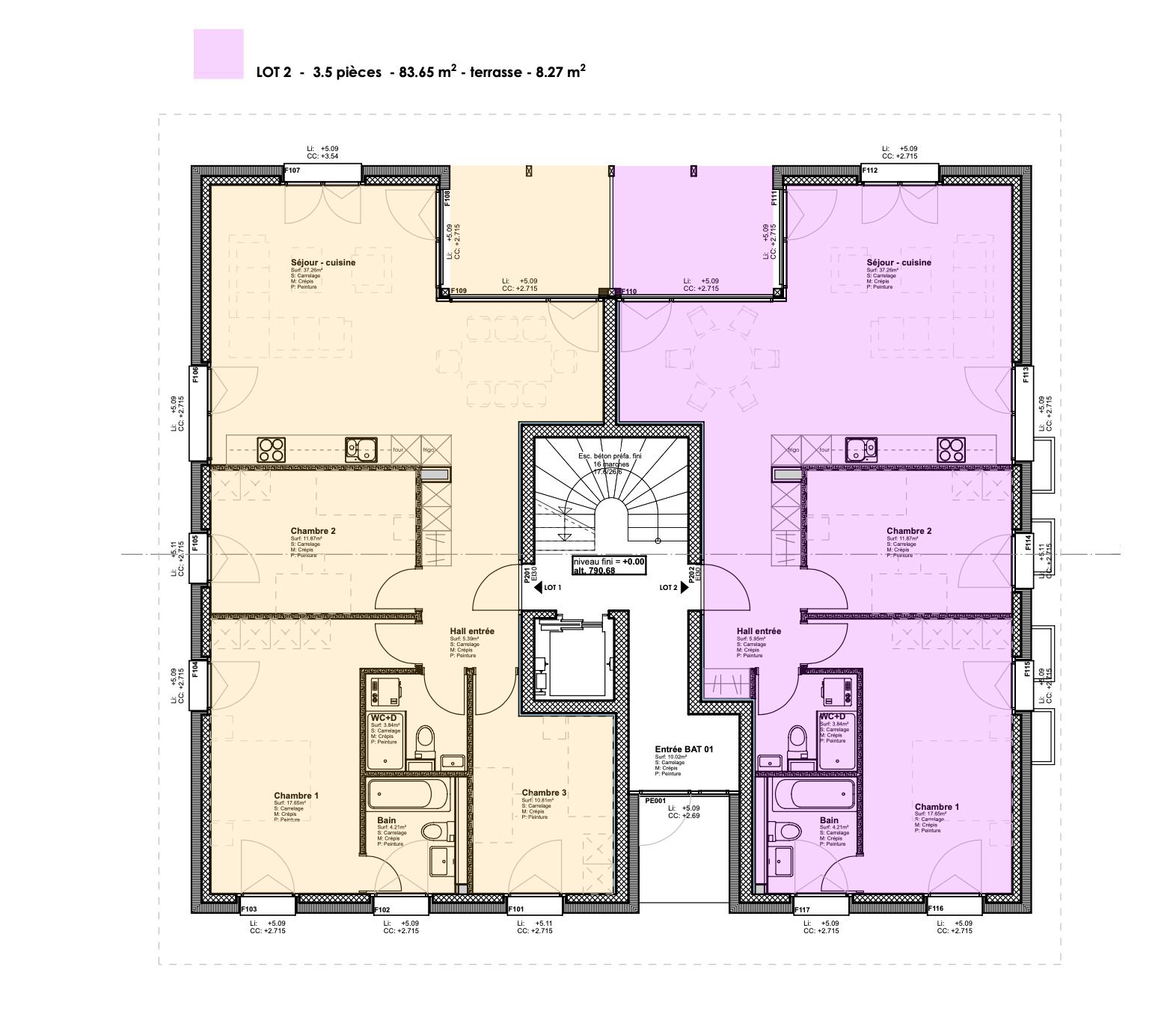 lot 2 - plan violet