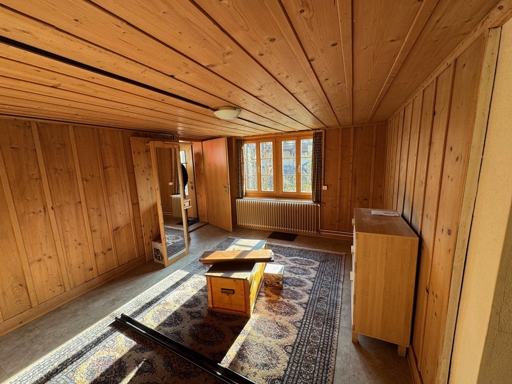 ausgebautes Zimmer im EG