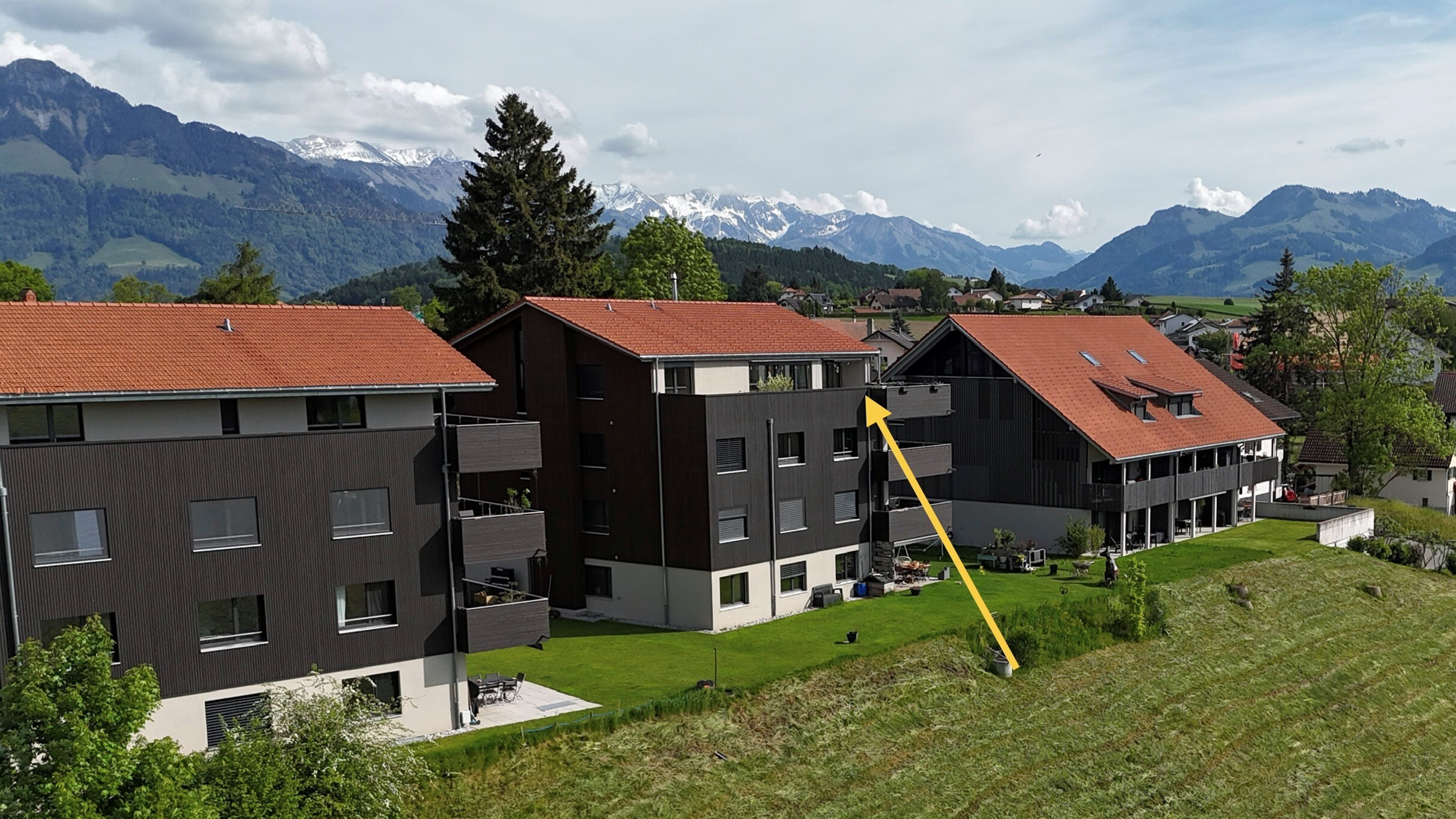 Résidence vue de l'extérieur
