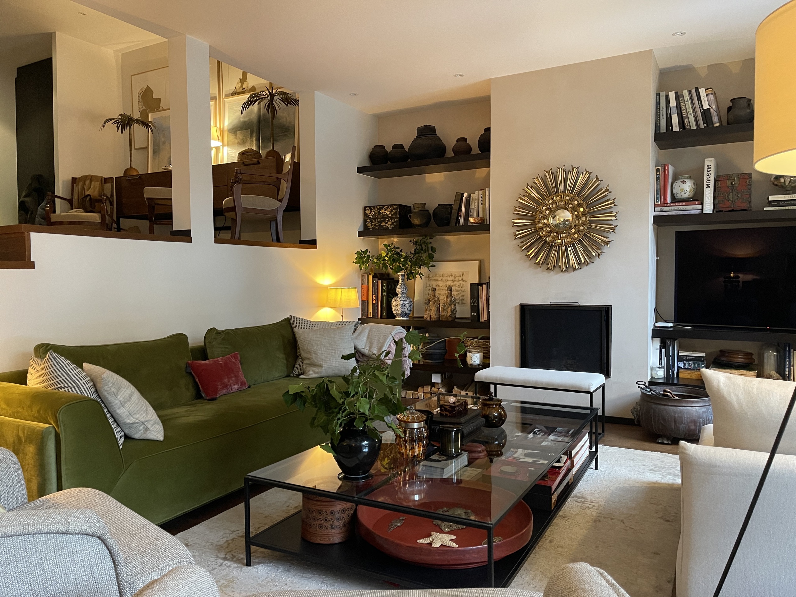 Salon avec cheminée Salon avec cheminée