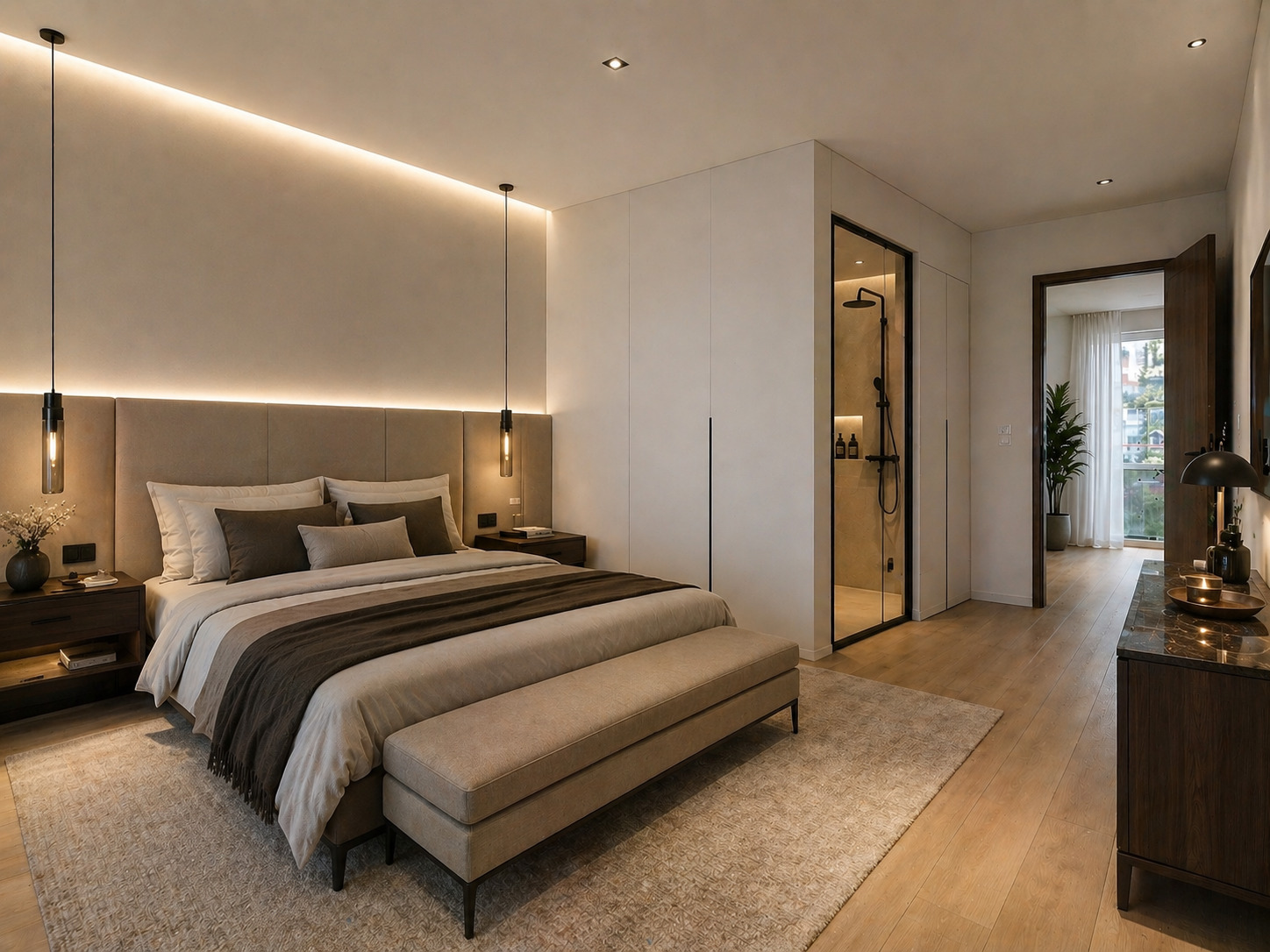 Chambre parentale (image de synthèse)