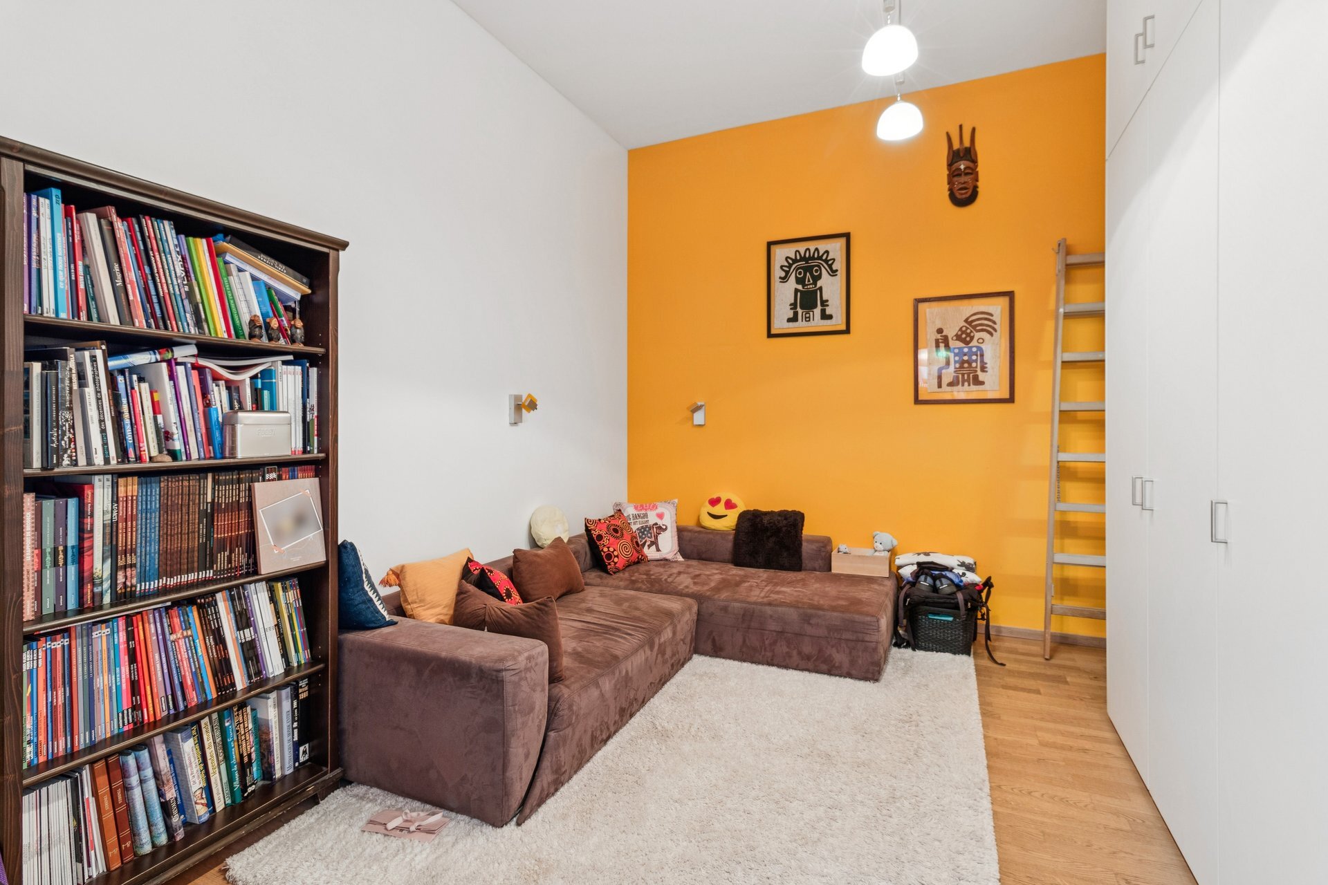 Bibliothèque, salon, dressing