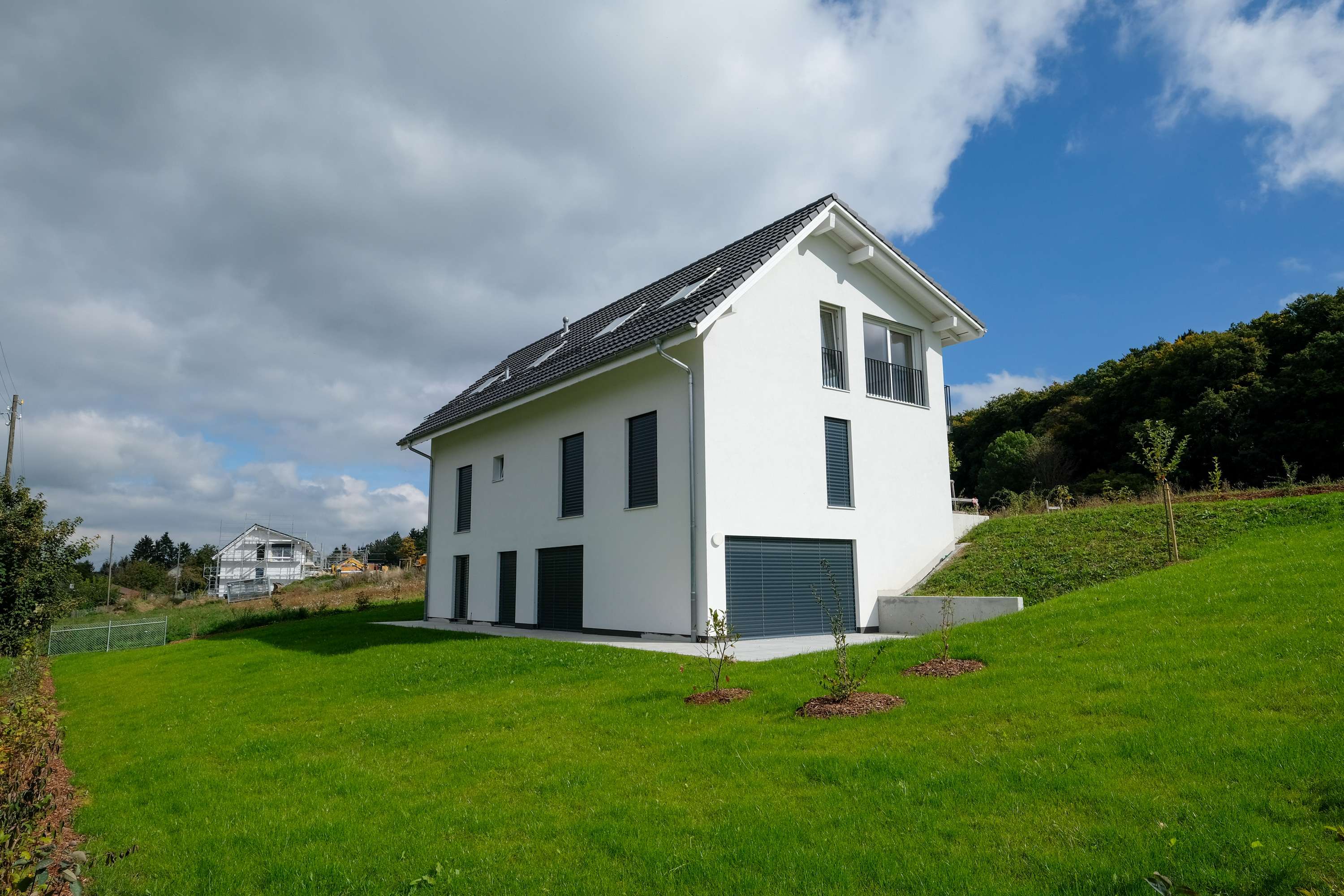 Villas construites aux Cullayes en campagne vaudoise.