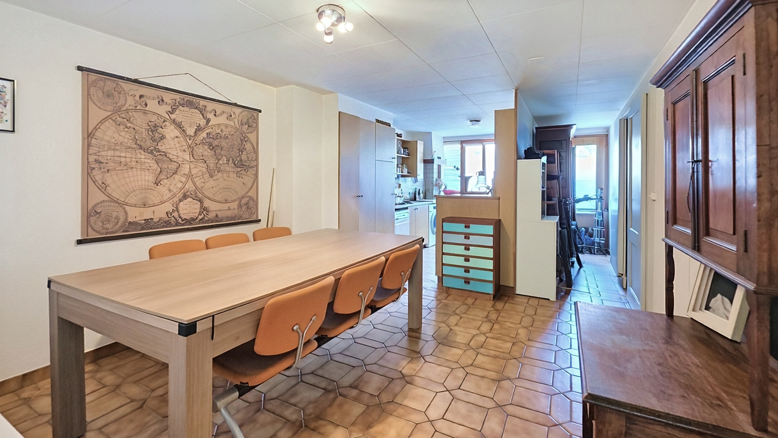 Appartement 2.5 pces rez - salle à manger